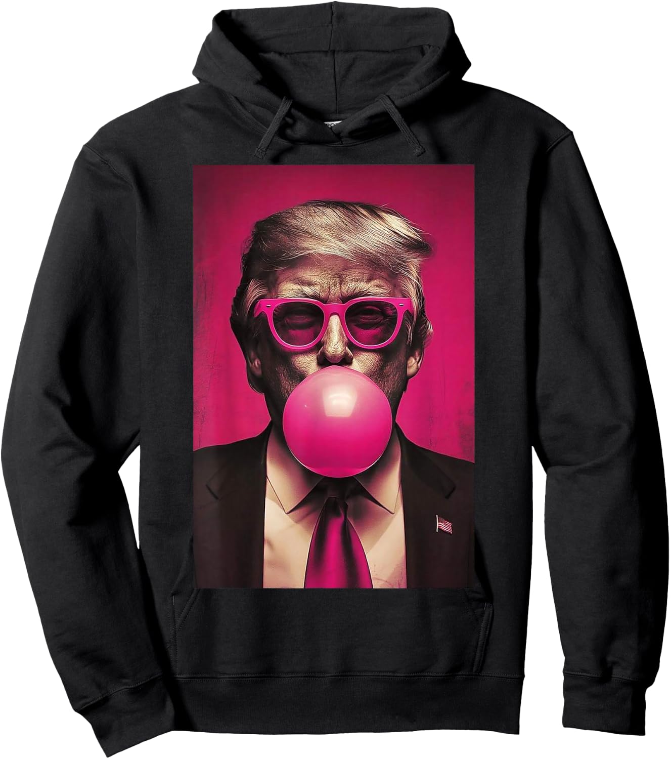 Trump Pink Bubblegum Hoodie - Hoodie | Black