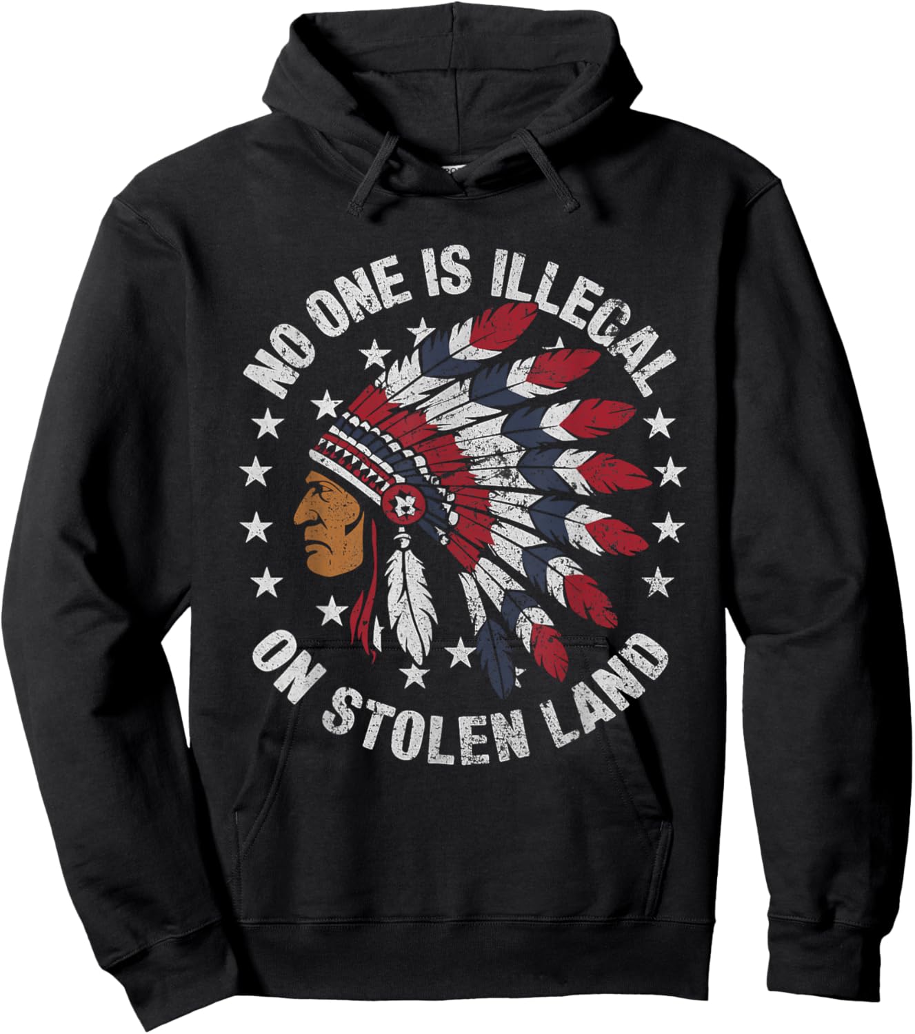 No One is Illegal On Stolen Land MMIW Hoodie - Hoodie | Black