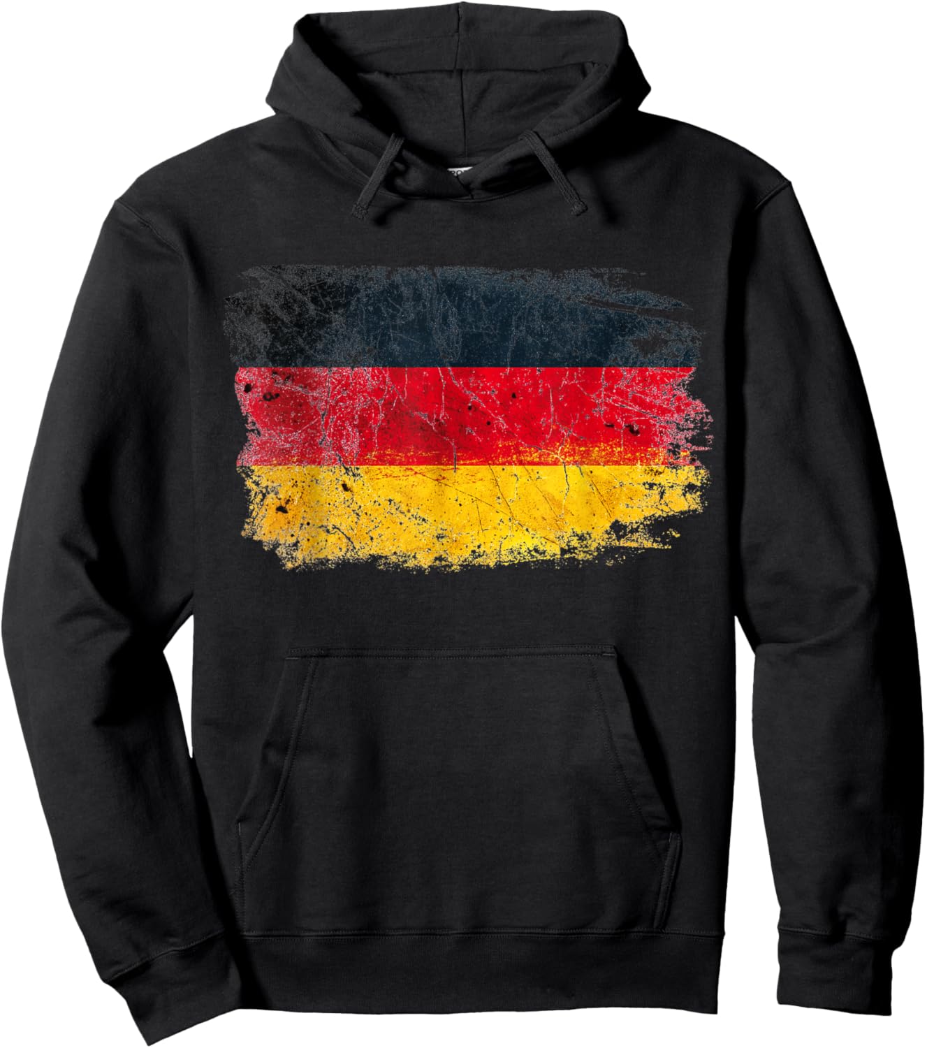 Germany Deutschland German Flag Vintage Graphic Hoodie - Hoodie | Black