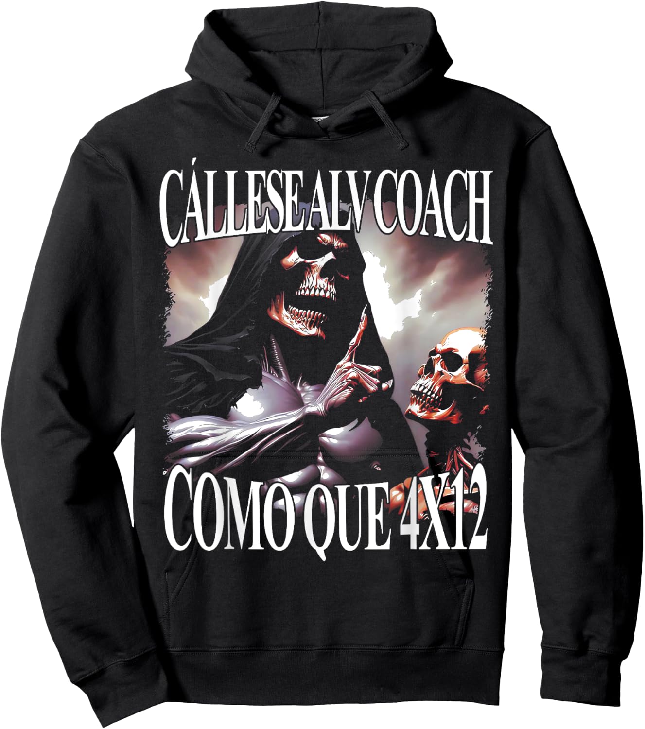 Frases Chidas Funny Mexicans Sarcasm Skull Sayings Hispanic Hoodie - Hoodie | Black