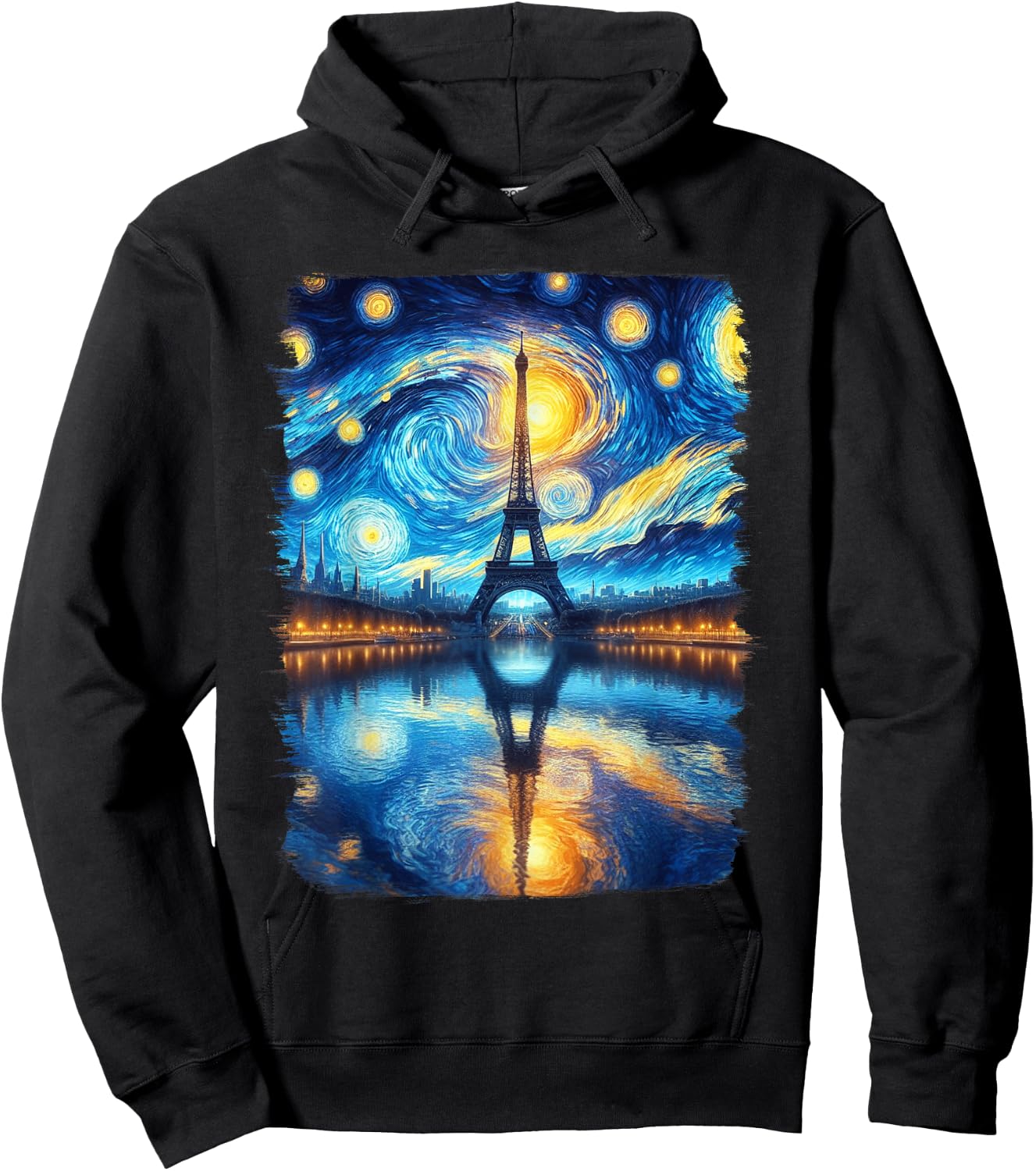 Eiffel Tower Paris Holiday France City Souvenir Women Kids Hoodie - Hoodie | Black