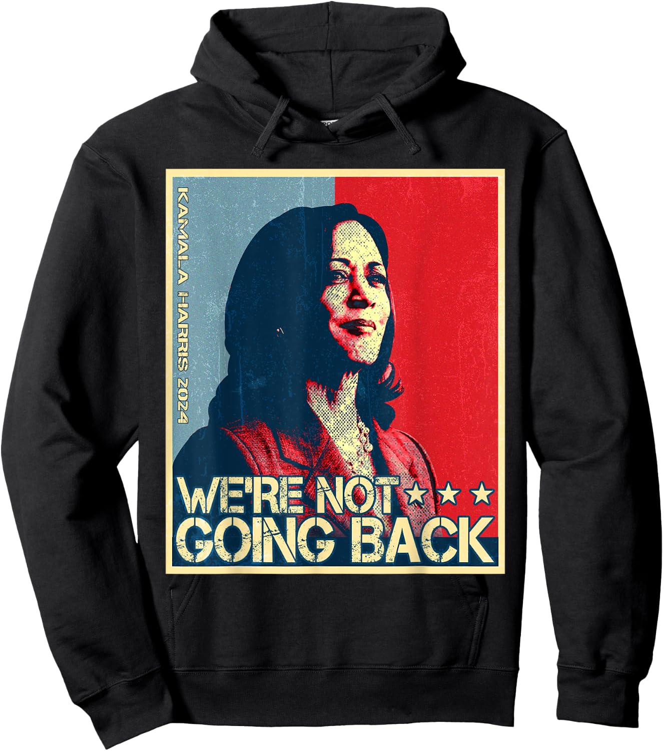 Kamala-Harris 2024 For President Campaign Hoodie - Hoodie | Black