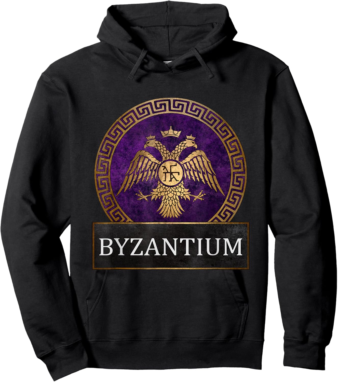 Byzantine Empire Symbol of Constantinople Byzantine Emperors Hoodie - Hoodie | Black