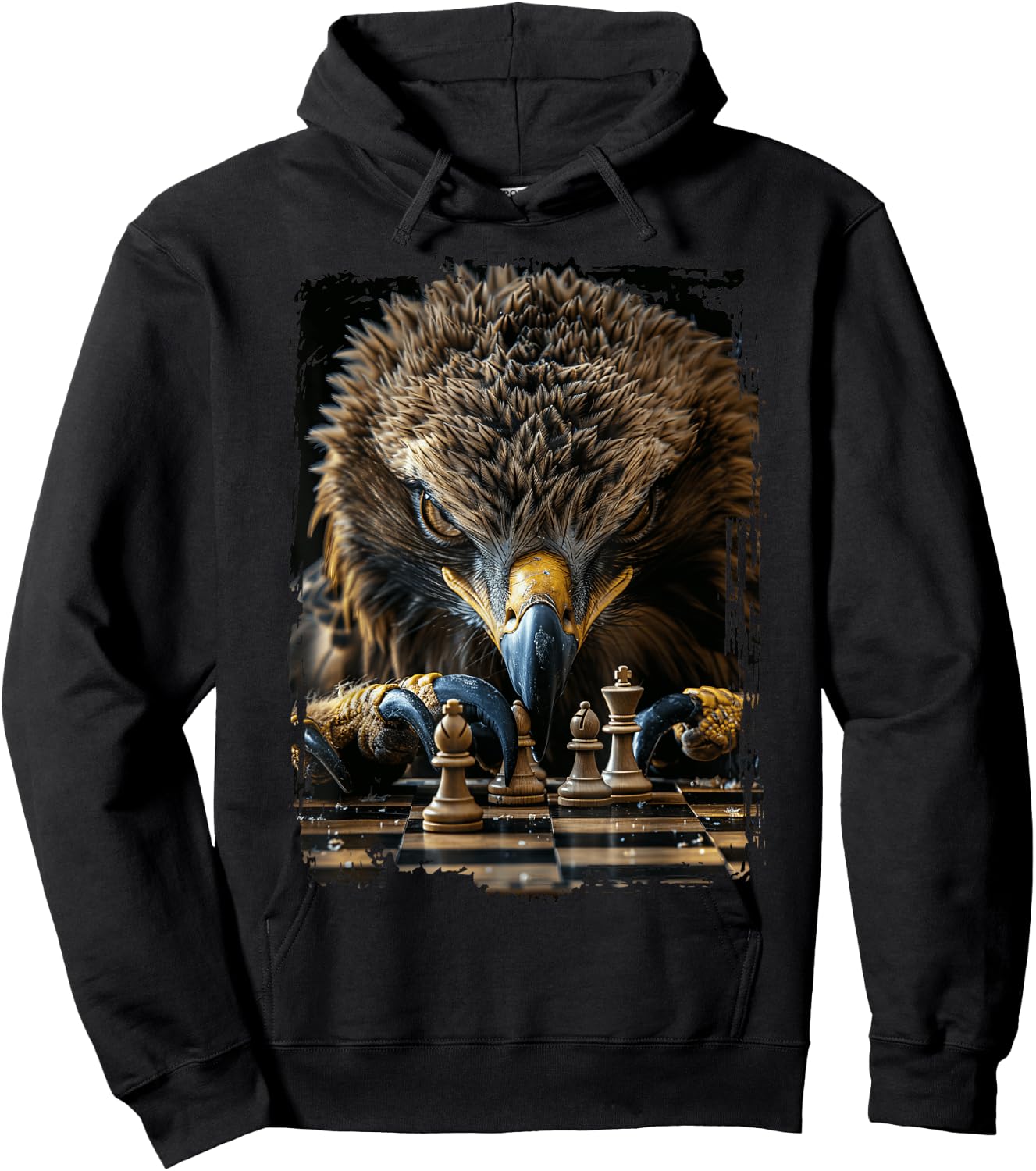 Eagle Chess Hoodie - Hoodie | Black