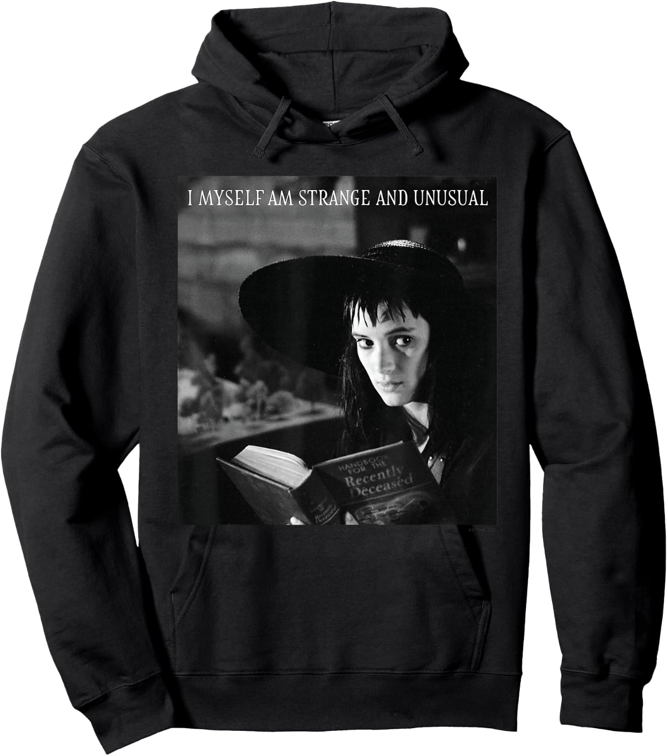 Beetlejuice - Lydia I Myself Am Strange and Unusual Hoodie - Hoodie | Black