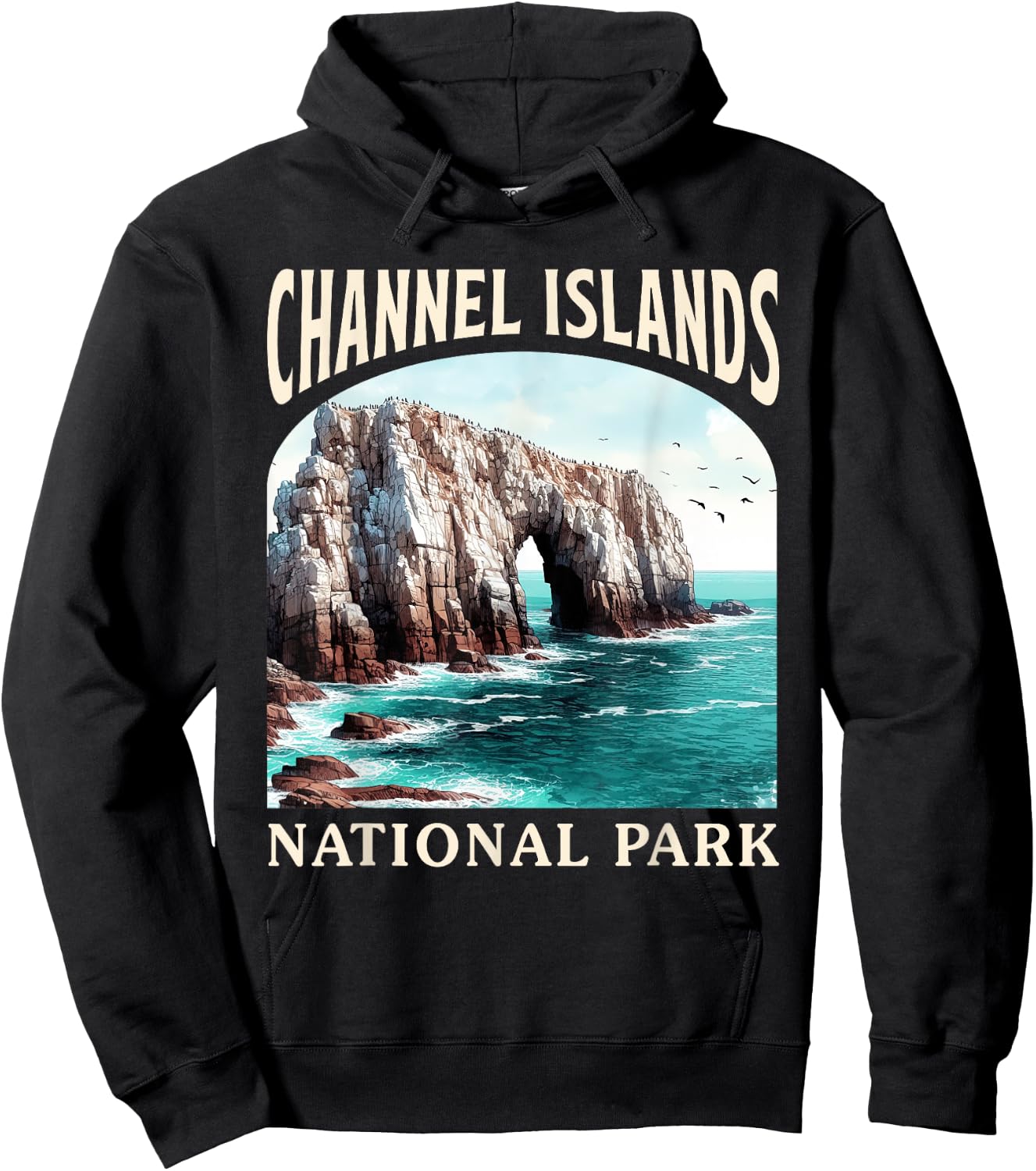 Channel Islands National Park California Nature Exploring Hoodie - Hoodie | Black