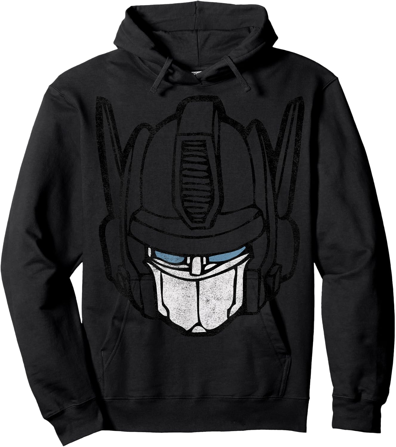 Transformers Optimus Prime Vintage Big Face Hoodie - Hoodie | Black