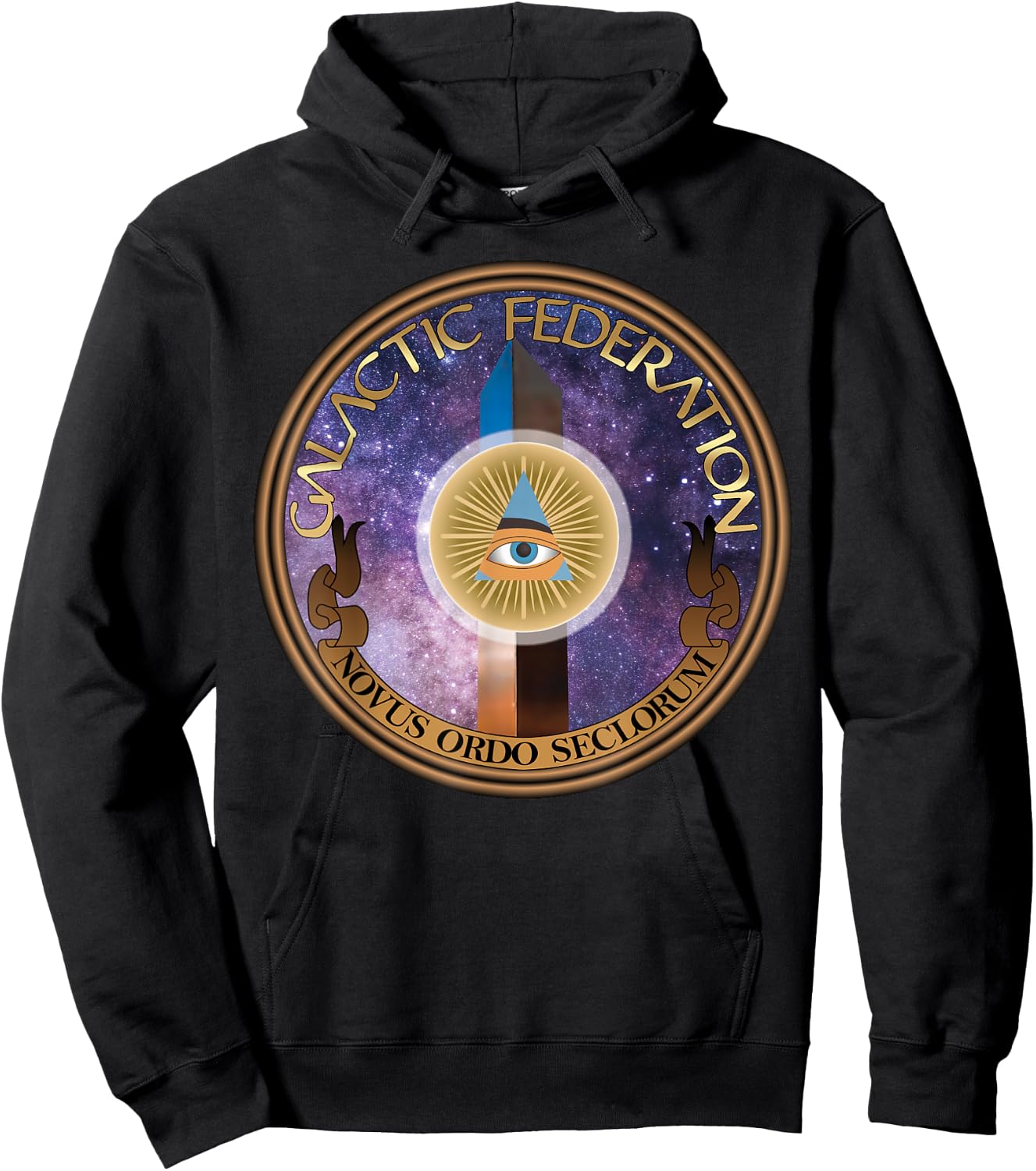 Galactic Federation - 2020 Funny Viral News - Alien Alliance Hoodie - Hoodie | Black