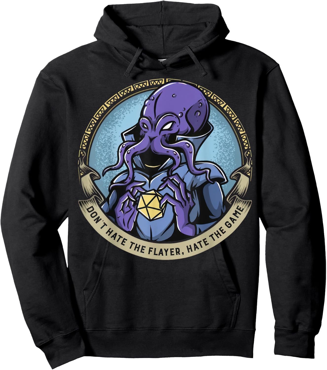 Call Of Ktulu Cthulhu! Don't Hate The Flayer Hate The Game , Small, Black Hoodie - Hoodie | Black