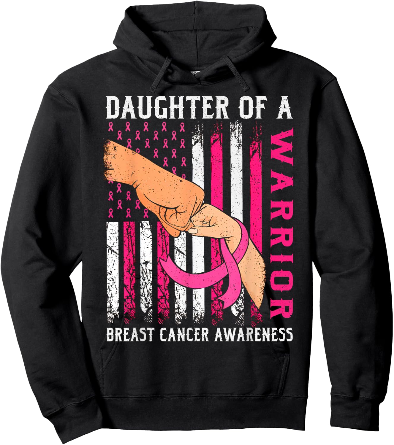 Check Your Boobs Mine Tried To Kill Me - Halloween Pink Hoodie - Hoodie | Black