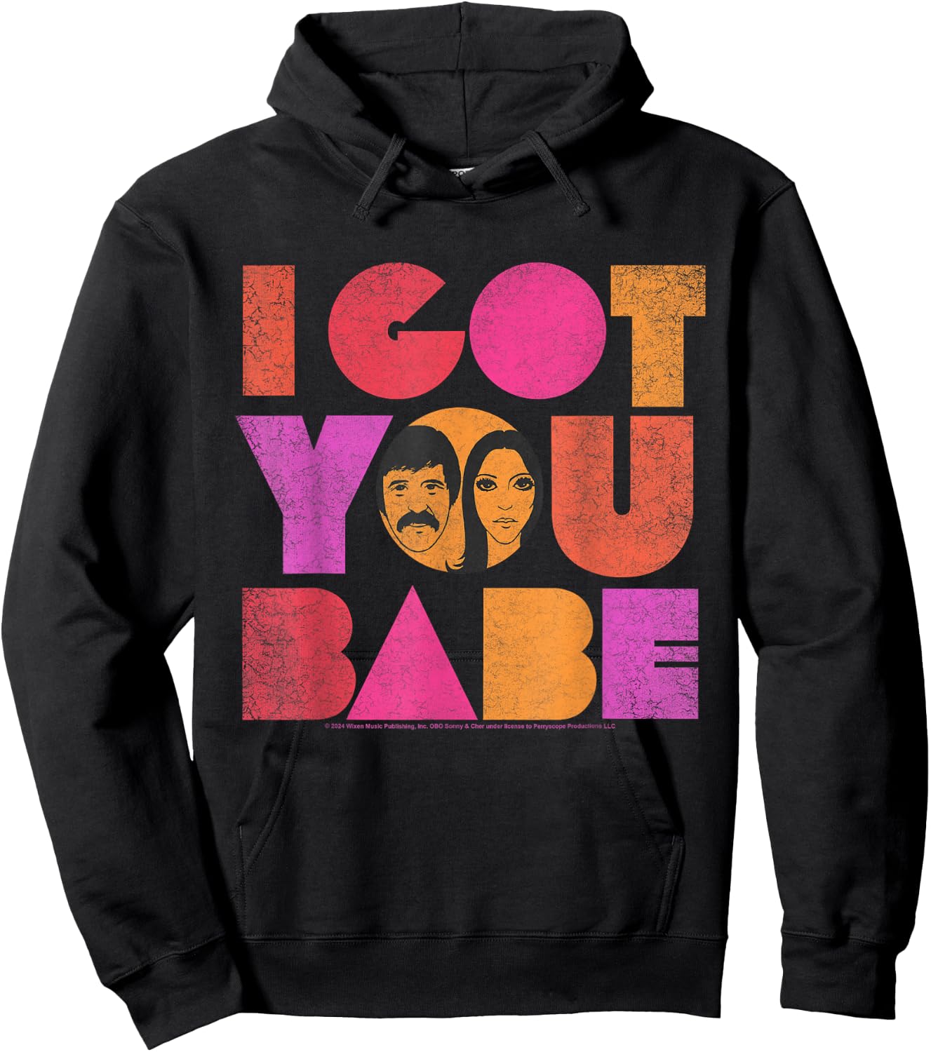Sonny and Cher I Got You Babe Hoodie - Hoodie | Black