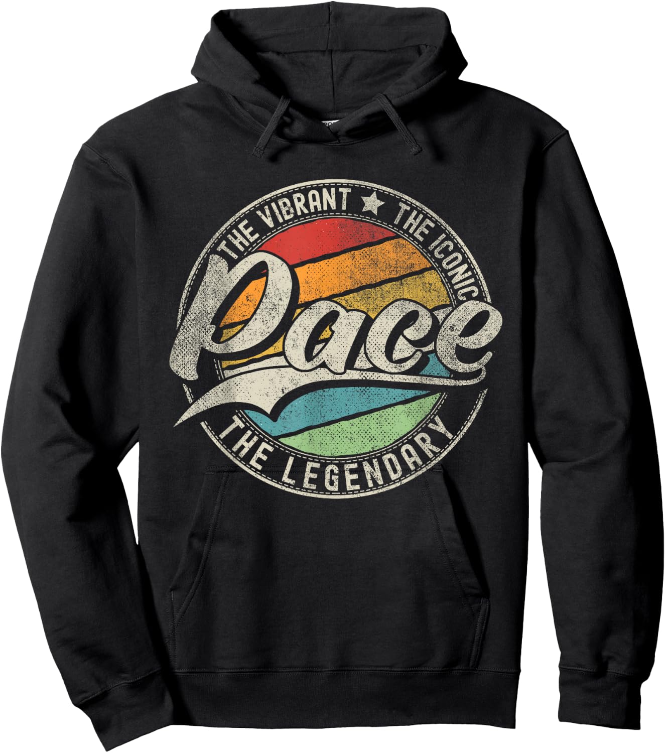 Pace FL | Florida | Vintage Distressed Hoodie - Hoodie | Black