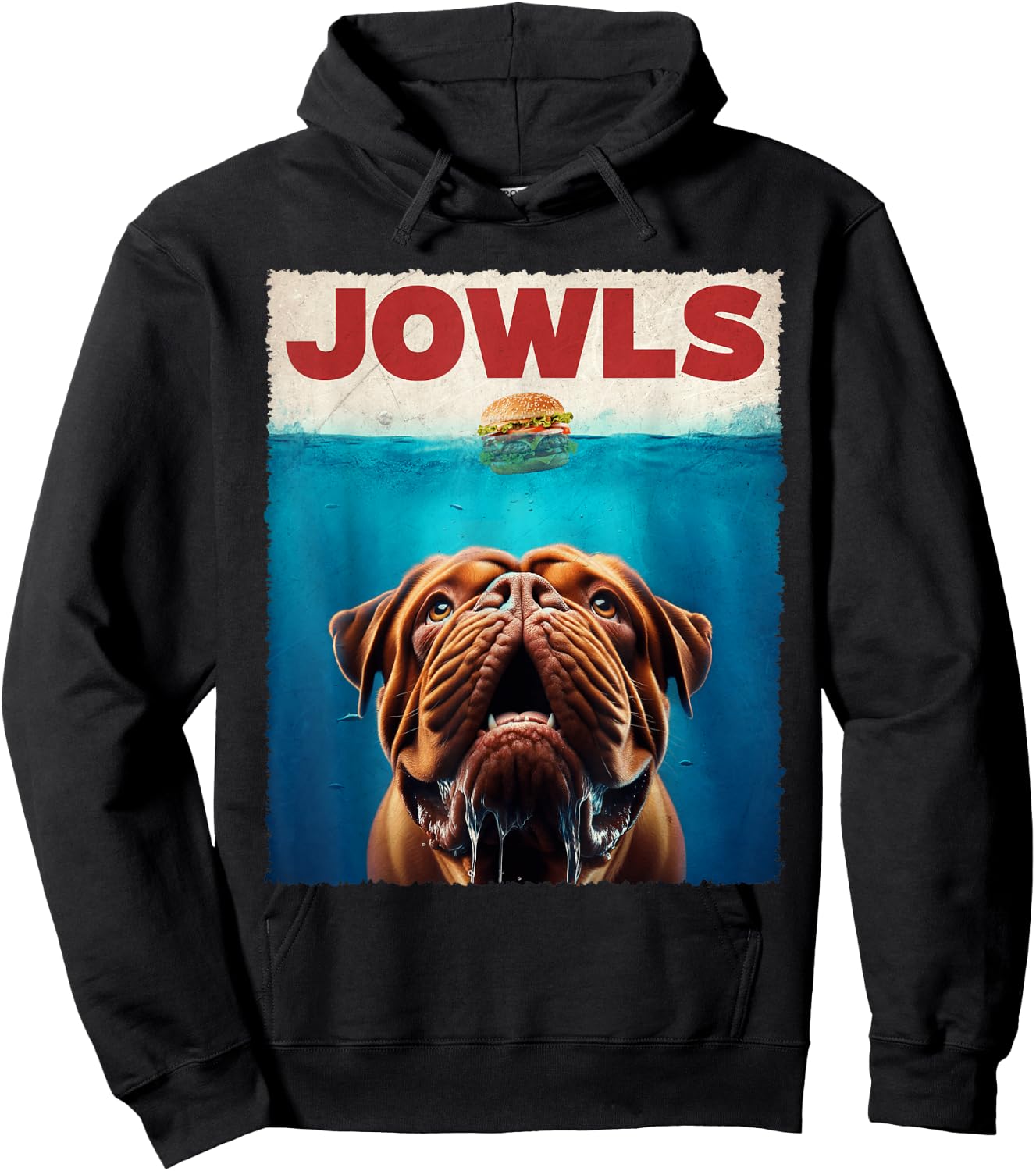 Graphic Love Dogue de Bordeaux Jowls Dogs Kawaii Pet Vintage Hoodie - Hoodie | Black