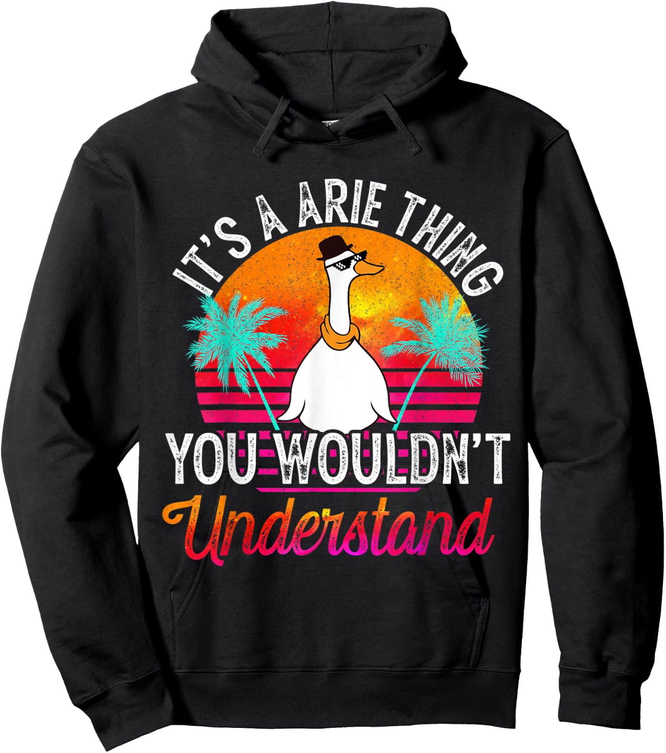 It's A Arie Thing You Wouldn't Understand Funny Arie Name Hoodie - Hoodie | Black