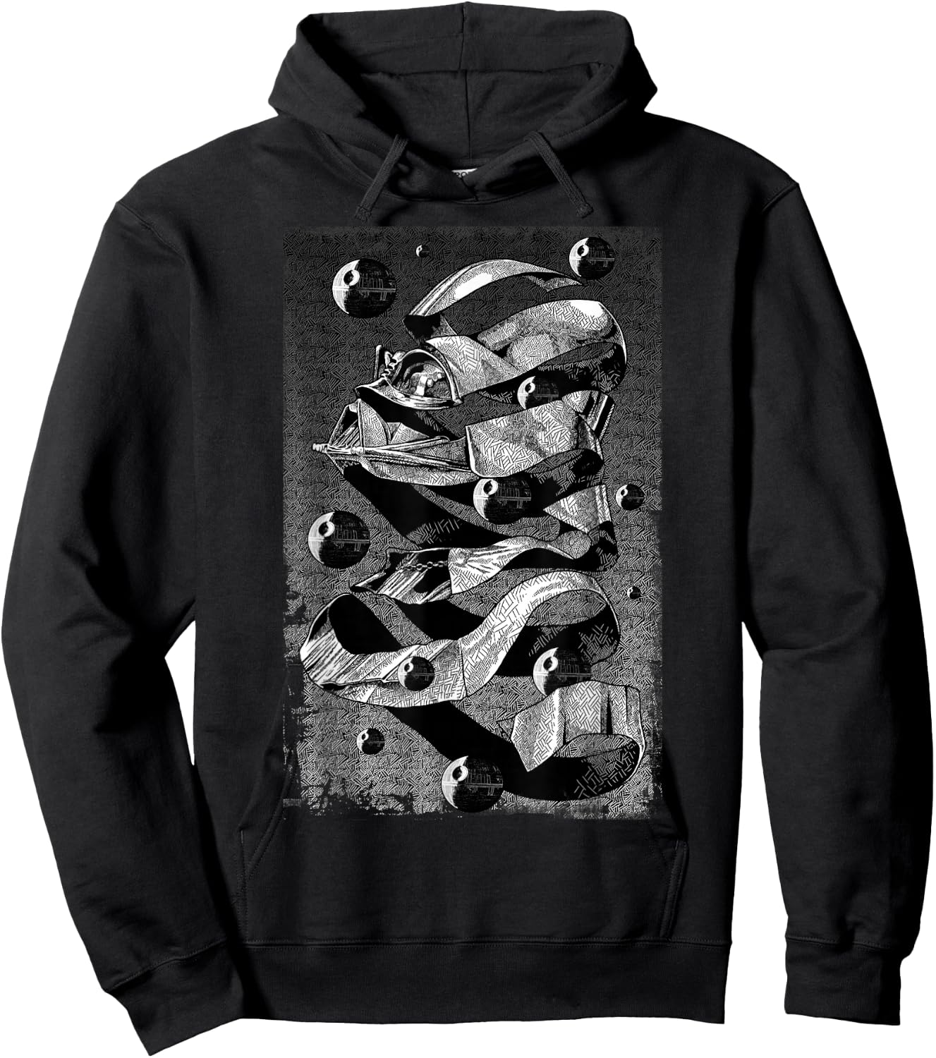 Star Wars Darth Vader M.C. Escher Style Artistic Poster Hoodie - Hoodie | Black