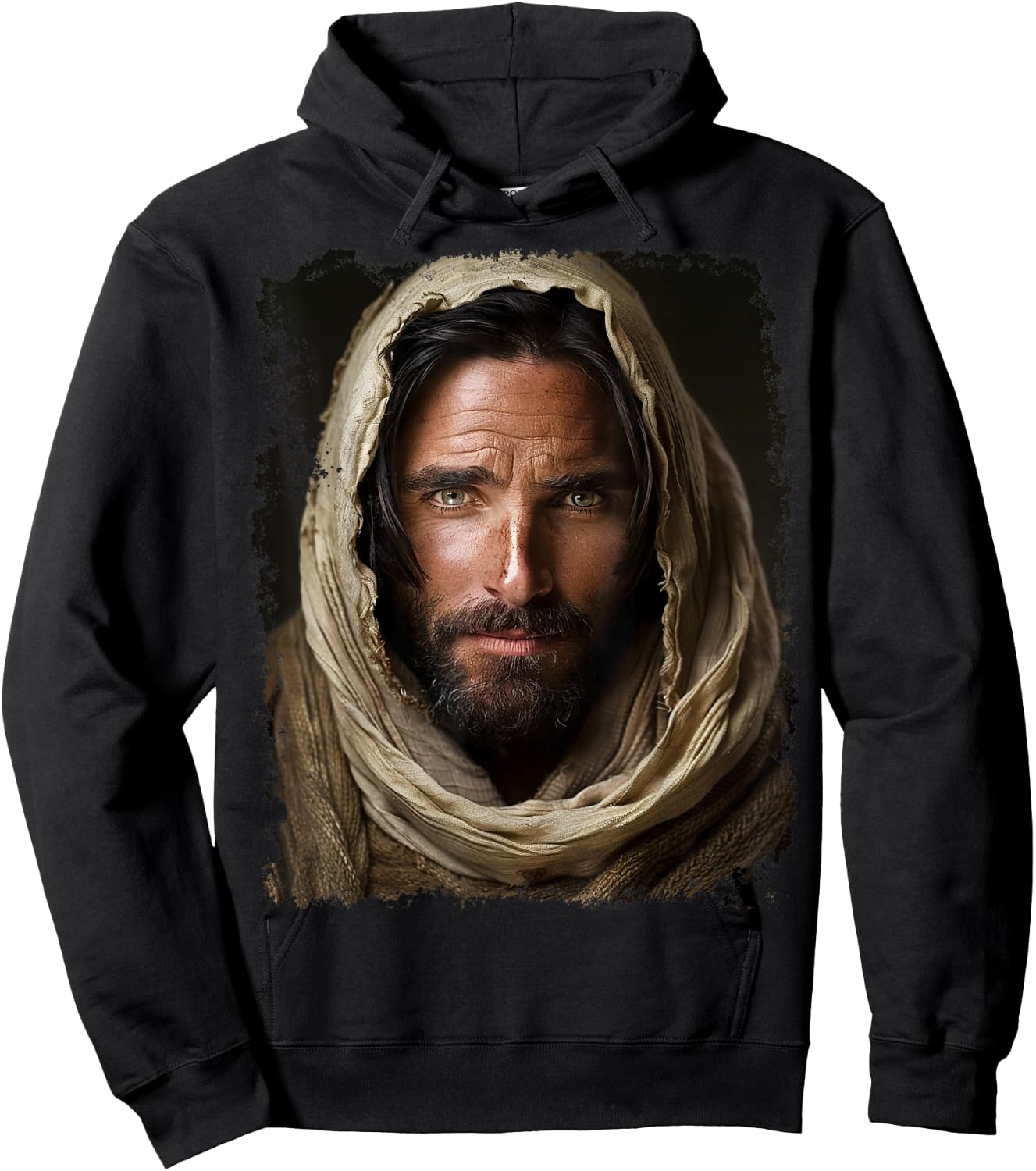 Face Jesus Christ Hoodie - Hoodie | Black