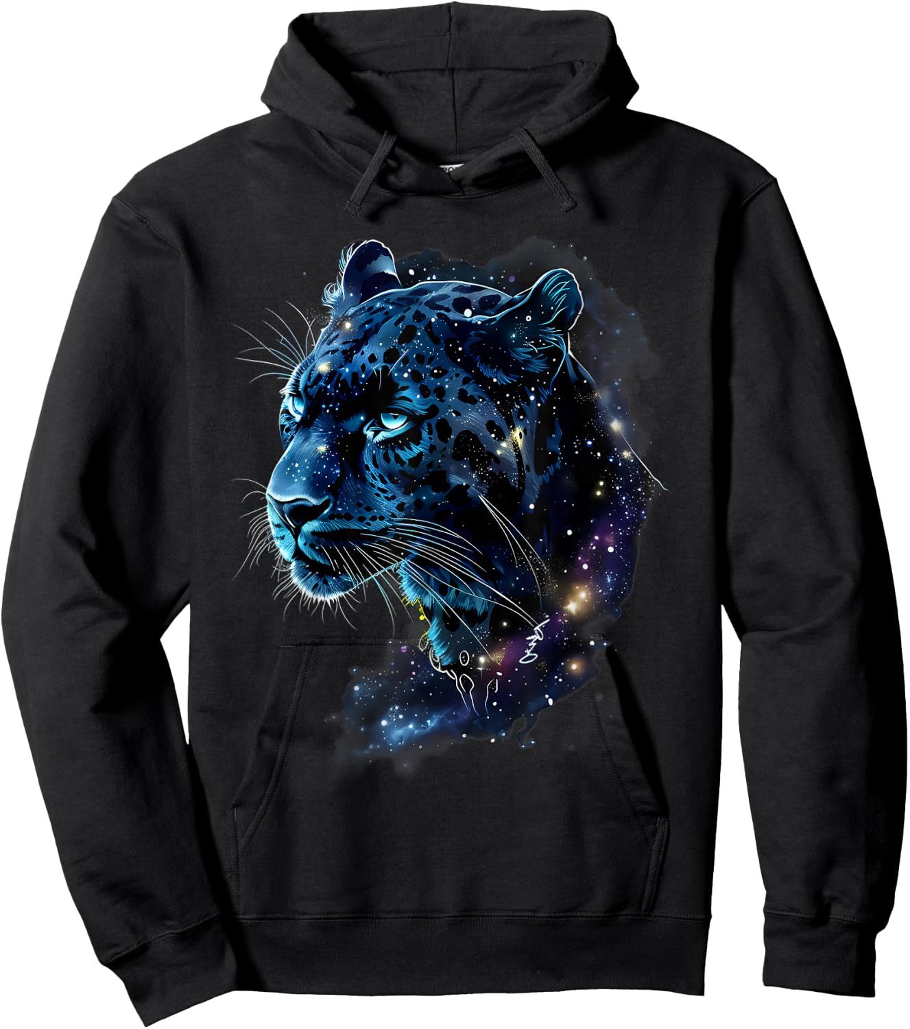 Tropical Jungle Animal Art Panther Lover - -Adults, Kids - Black - Small - Short Sleeve - Classic Fit - Animal Print Panther Graphic Hoodie - Hoodie | Black