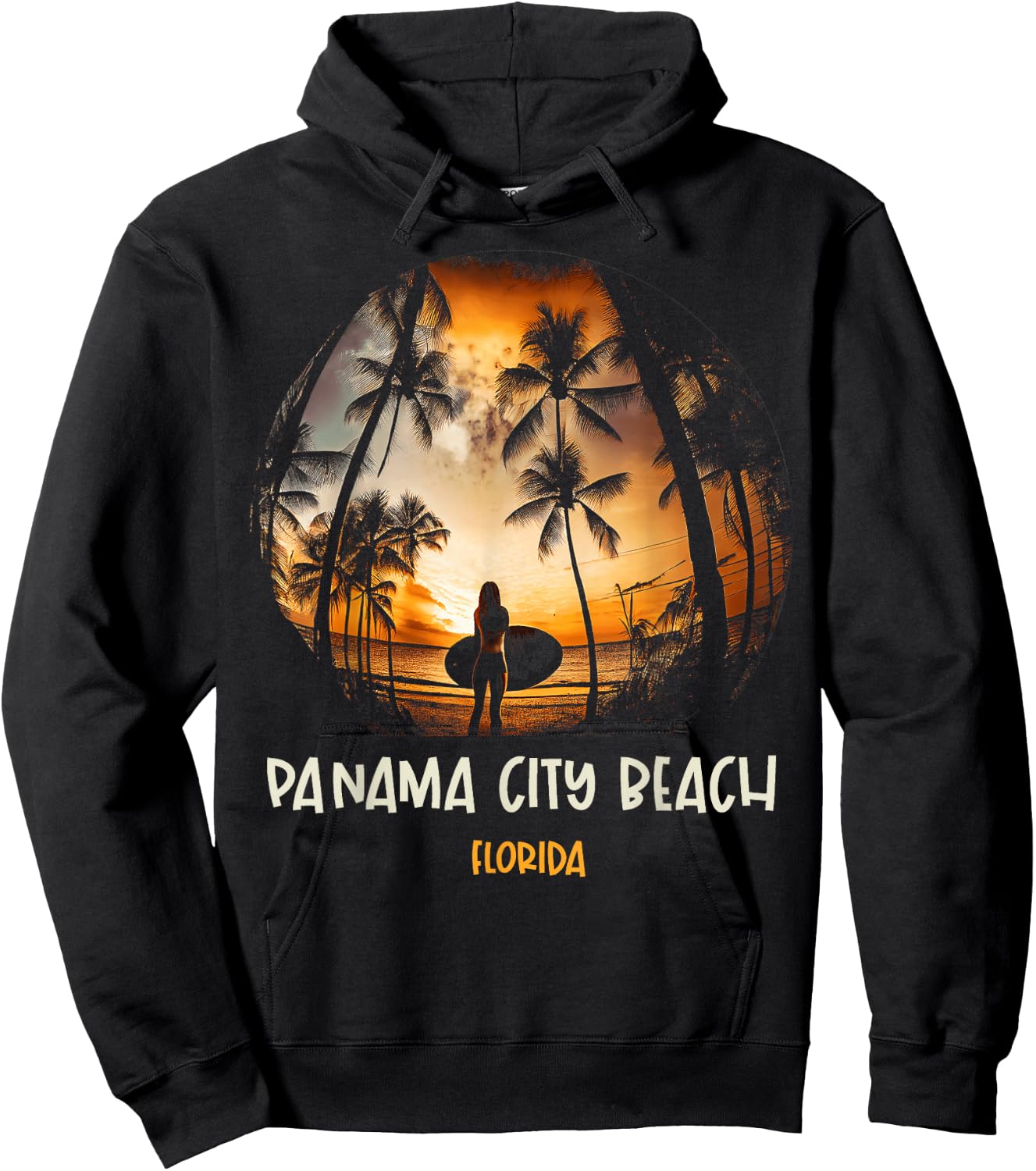Panama City Beach Florida Hoodie - Hoodie | Black