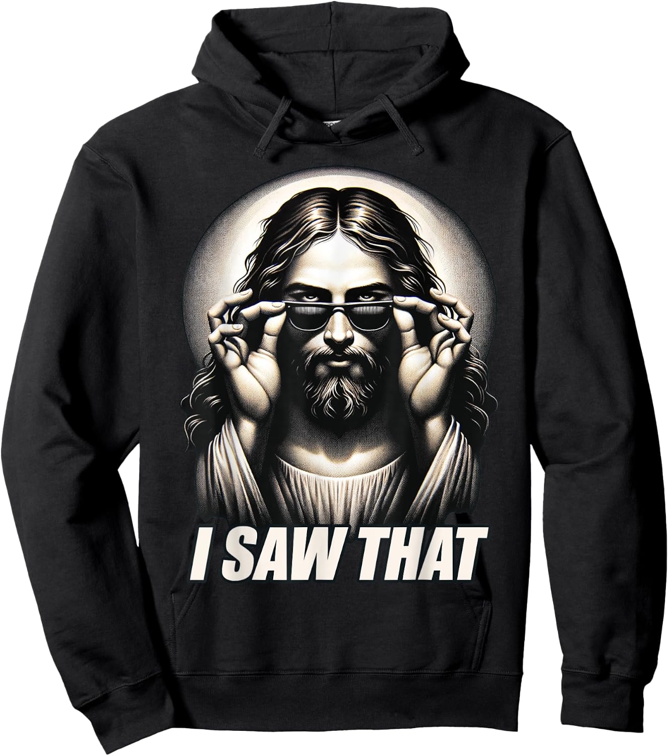 Funny Quote Jesus Meme I Saw That Christian Hoodie - Hoodie | Black