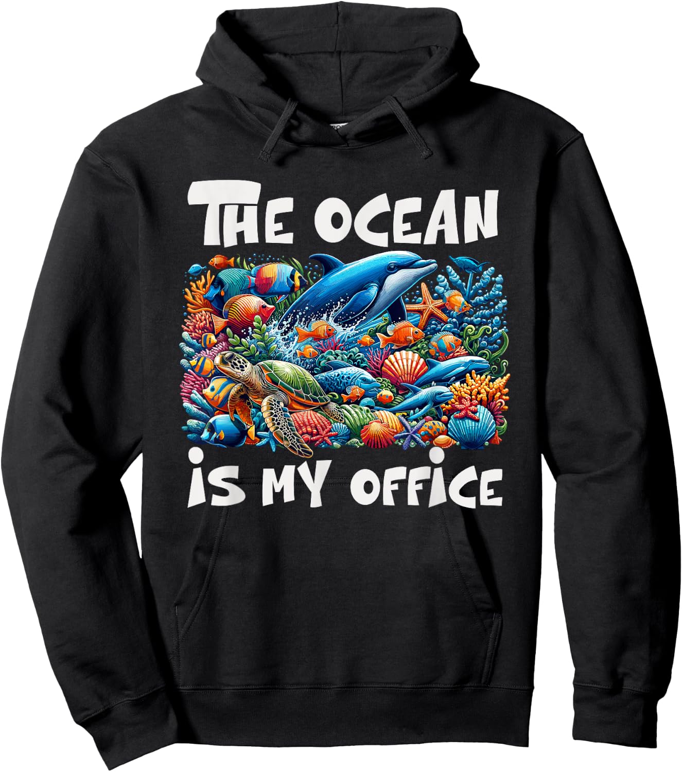 Funny Marine Biologist Costume Biology Marine Wildlife Hoodie - Hoodie | Black