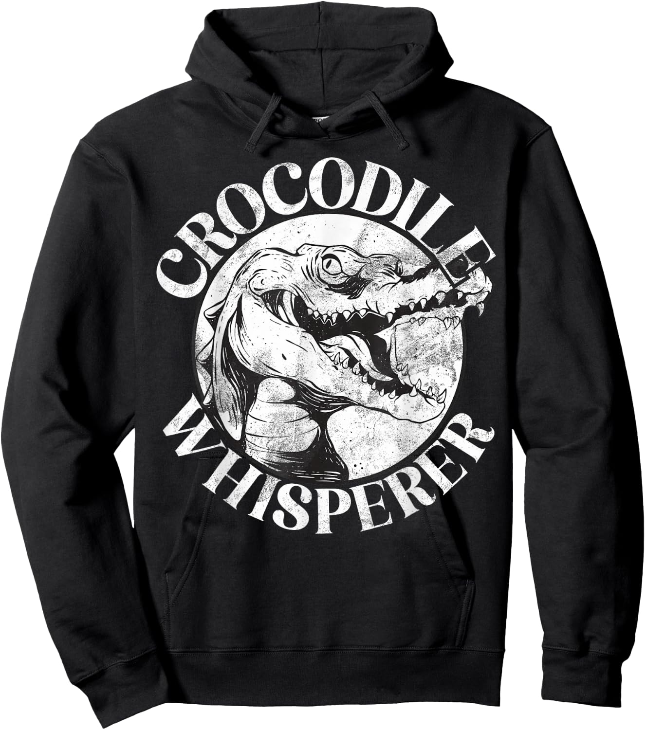 Crocodile Whisperer Crocodile Hoodie - Hoodie | Black