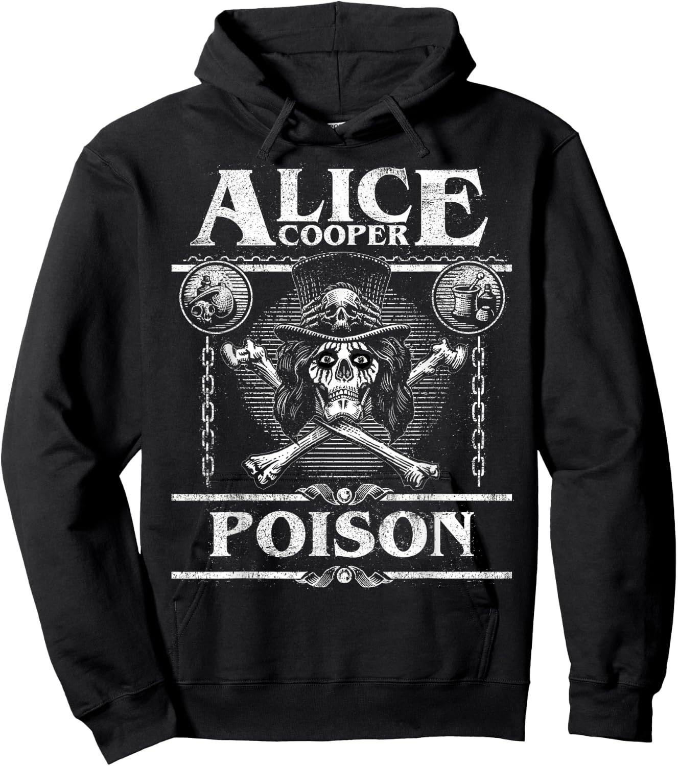 Alice Cooper – Poison Label Hoodie - Hoodie | Black