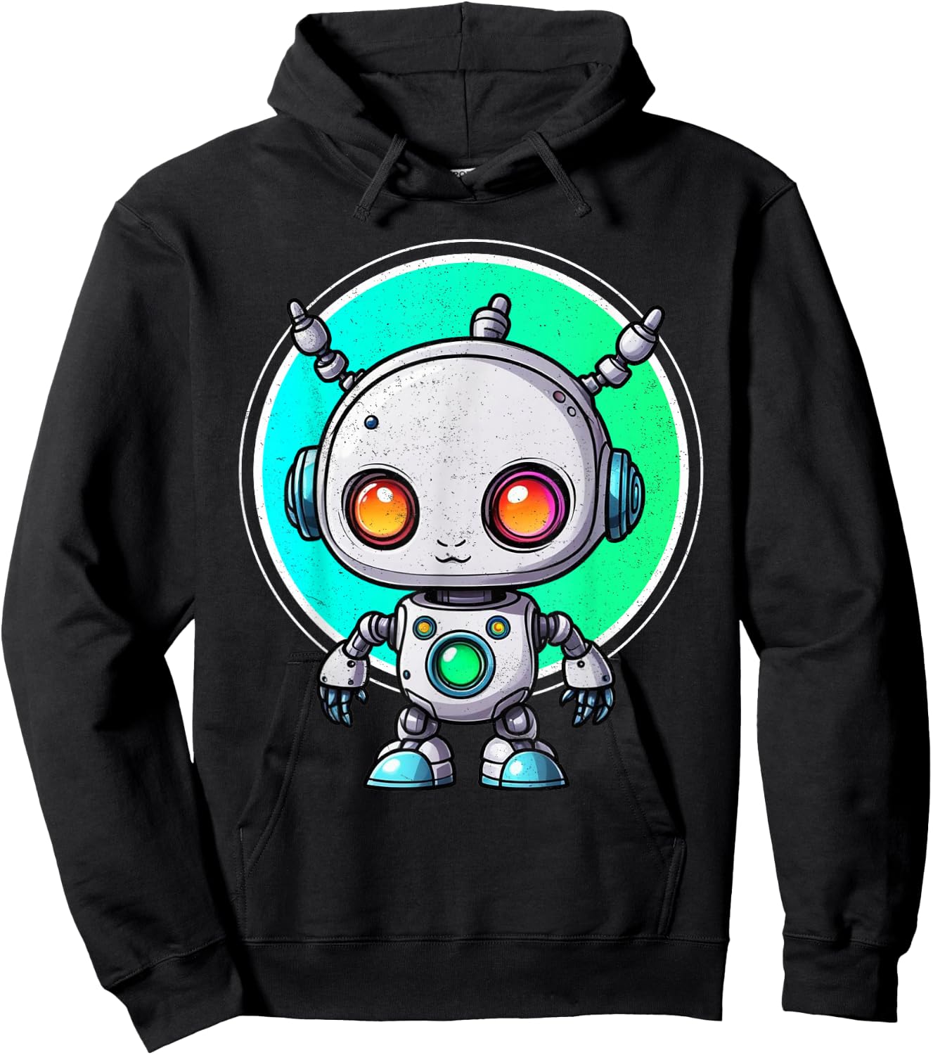 Robot For Kids Boys Girls Robotics Engineer Hoodie - Hoodie | Black