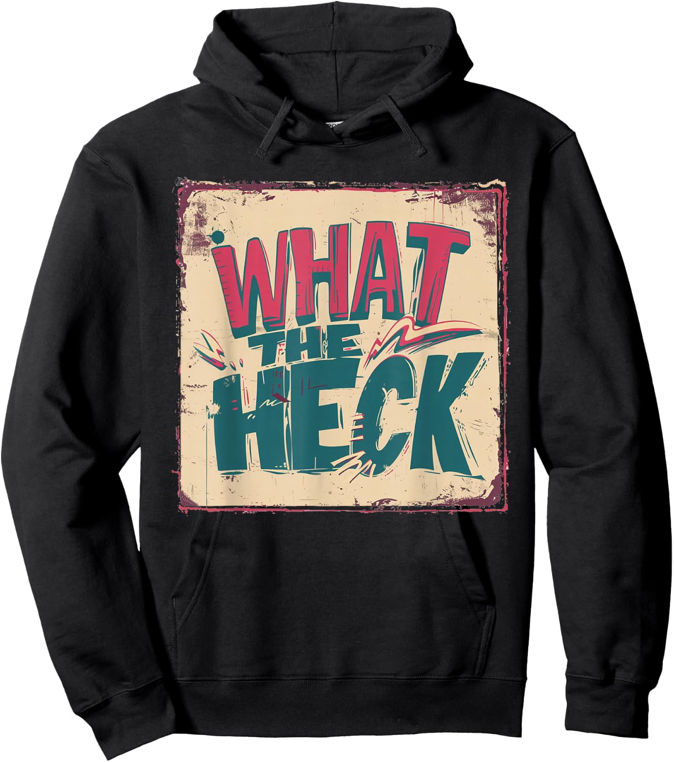 Nice What the Heck Costume for Boys and Girls Hoodie - Hoodie | Black