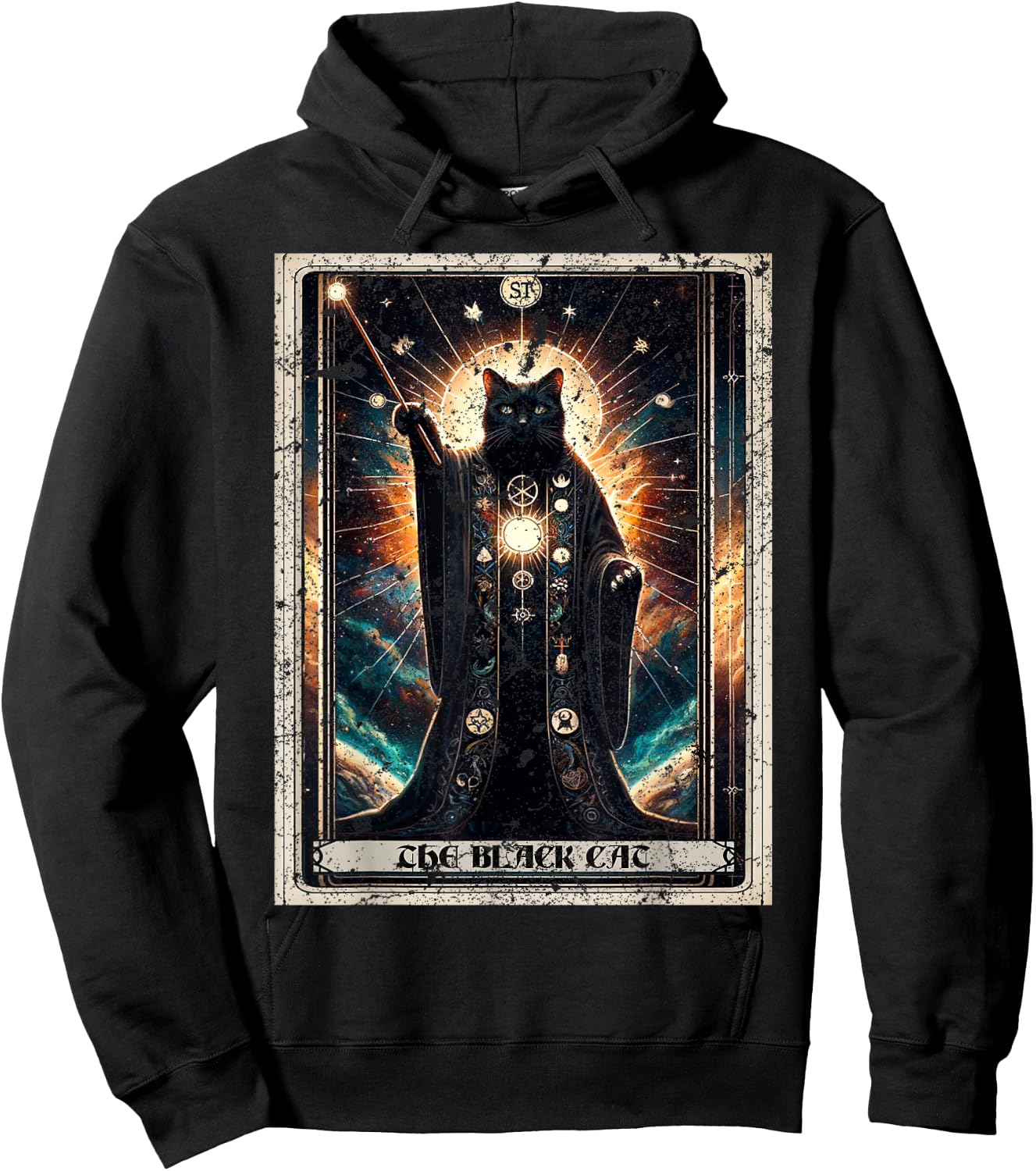 Cat Black Hoodie - Hoodie | Black