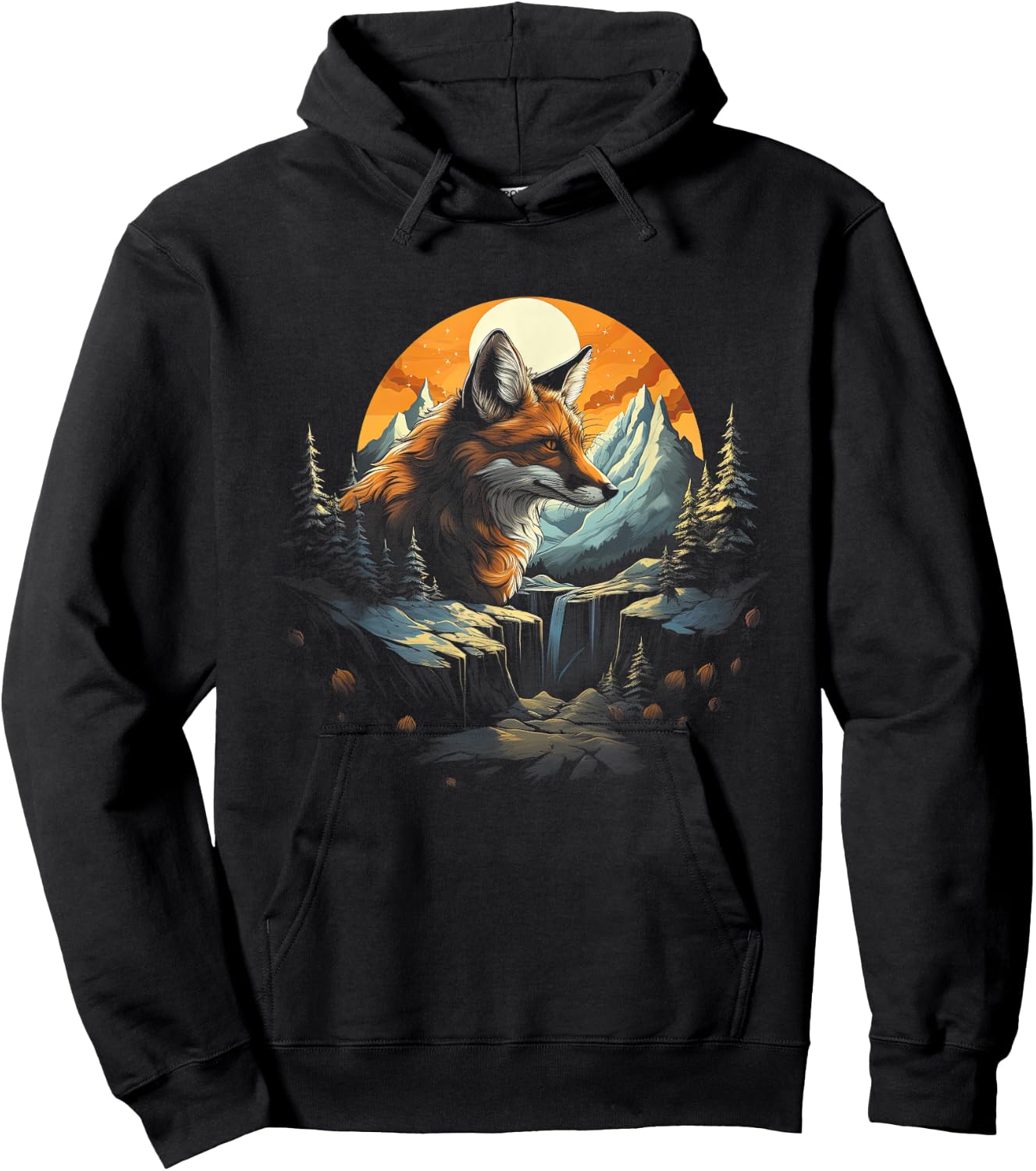 Fox Foxes Animal Hoodie - Hoodie | Black
