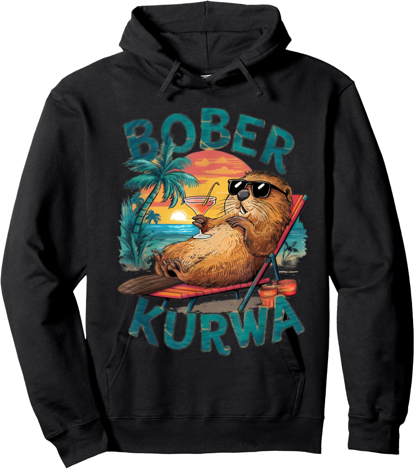 Bobr Kurwa Meme Bober Kurwa Hoodie - Hoodie | Black