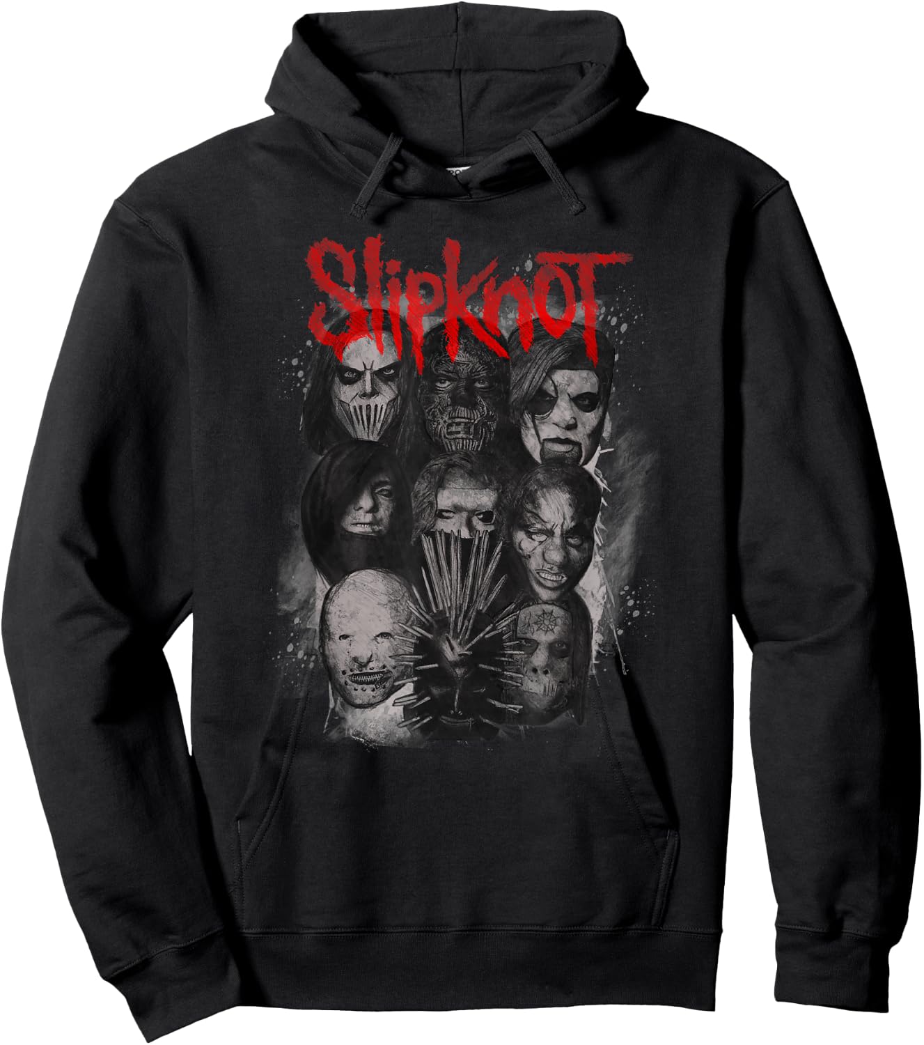 Slipknot Official We Are Not Your Kind Faded Black Adult Hoodie - Hoodie | Black
