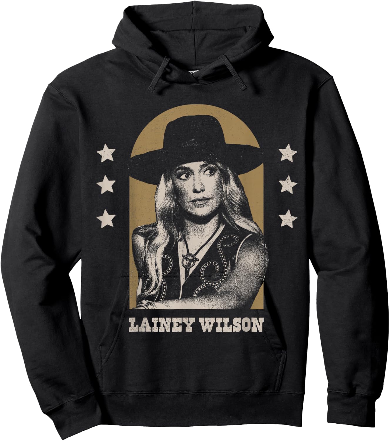 Lainey Wilson - Country's Cool Again Portrait , Small, Black Hoodie - Hoodie | Black