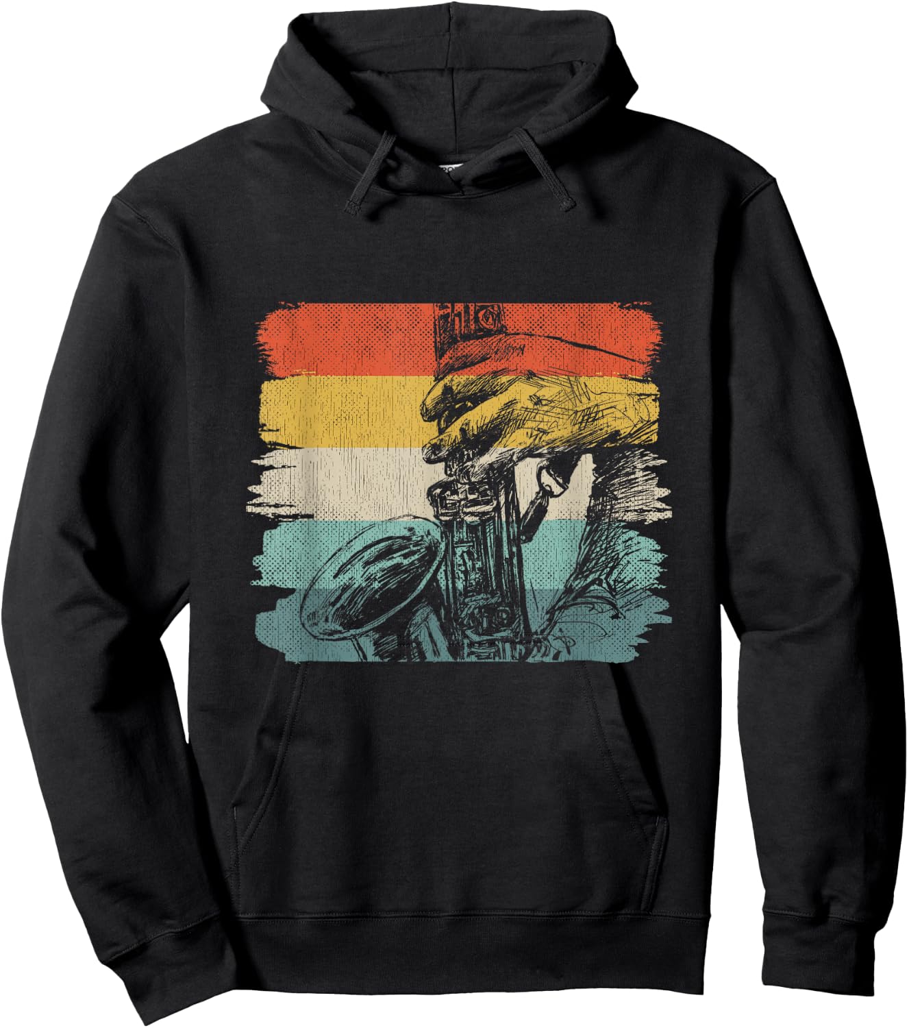 Saxophonist Jazz Musician Outfit Sax Music Player Saxophone Hoodie - Hoodie | Black