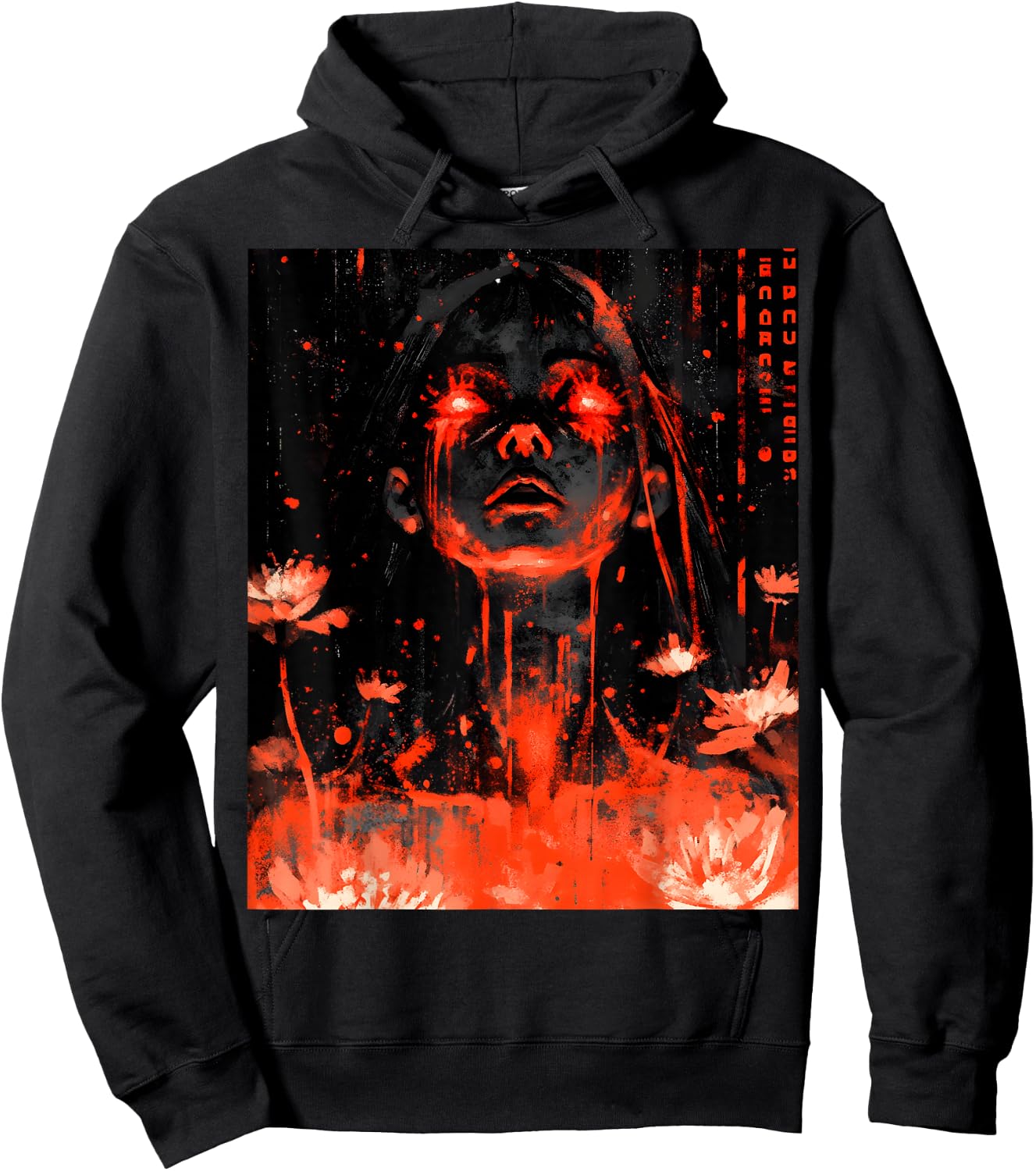 Japan Horror Anime Manga Japanese Creepy Kawaii Goth Hoodie - Hoodie | Black