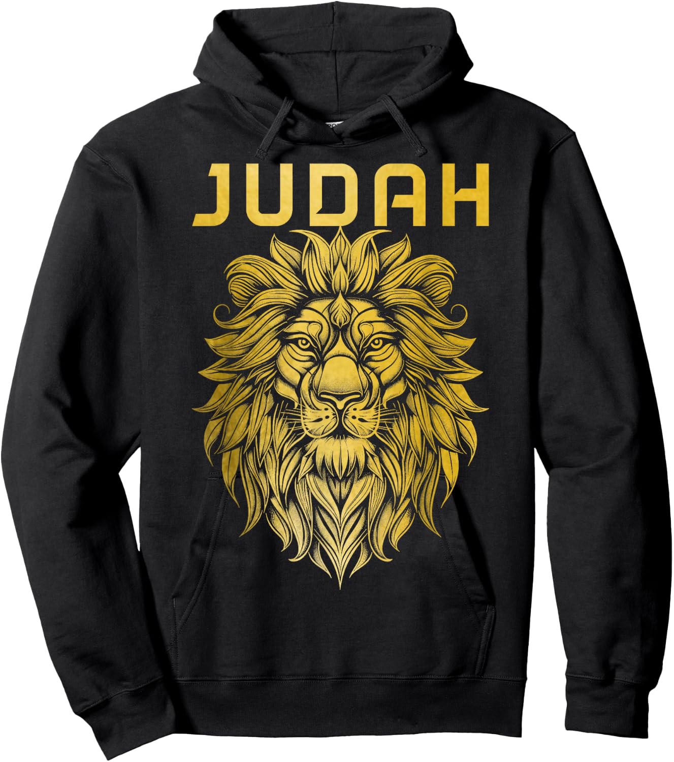 Lion of Judah Hebrew Israelite Christian Jewish Hoodie - Hoodie | Black