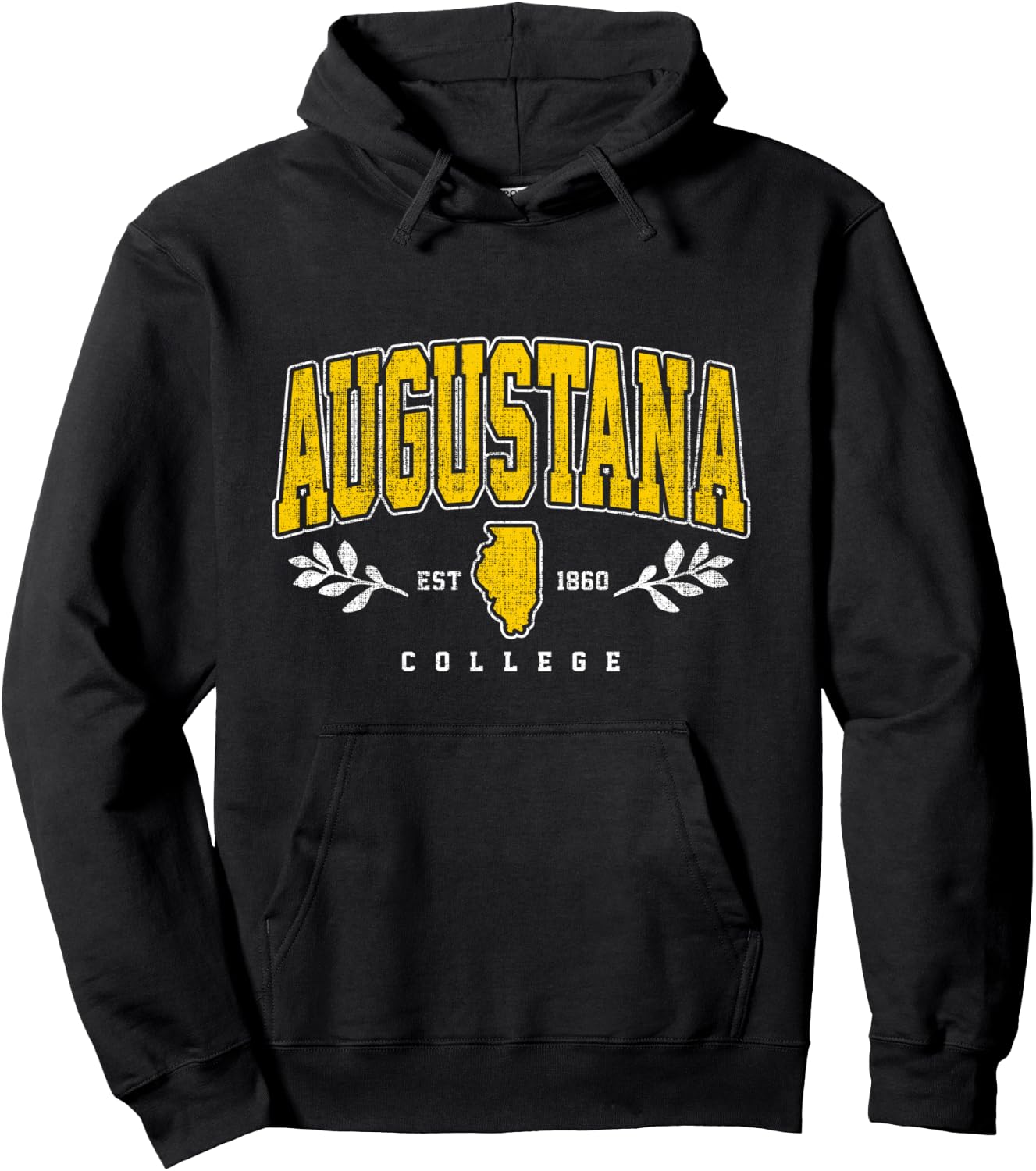 Augustana Arch Retro Vintage for Men Women Hoodie - Hoodie | Black