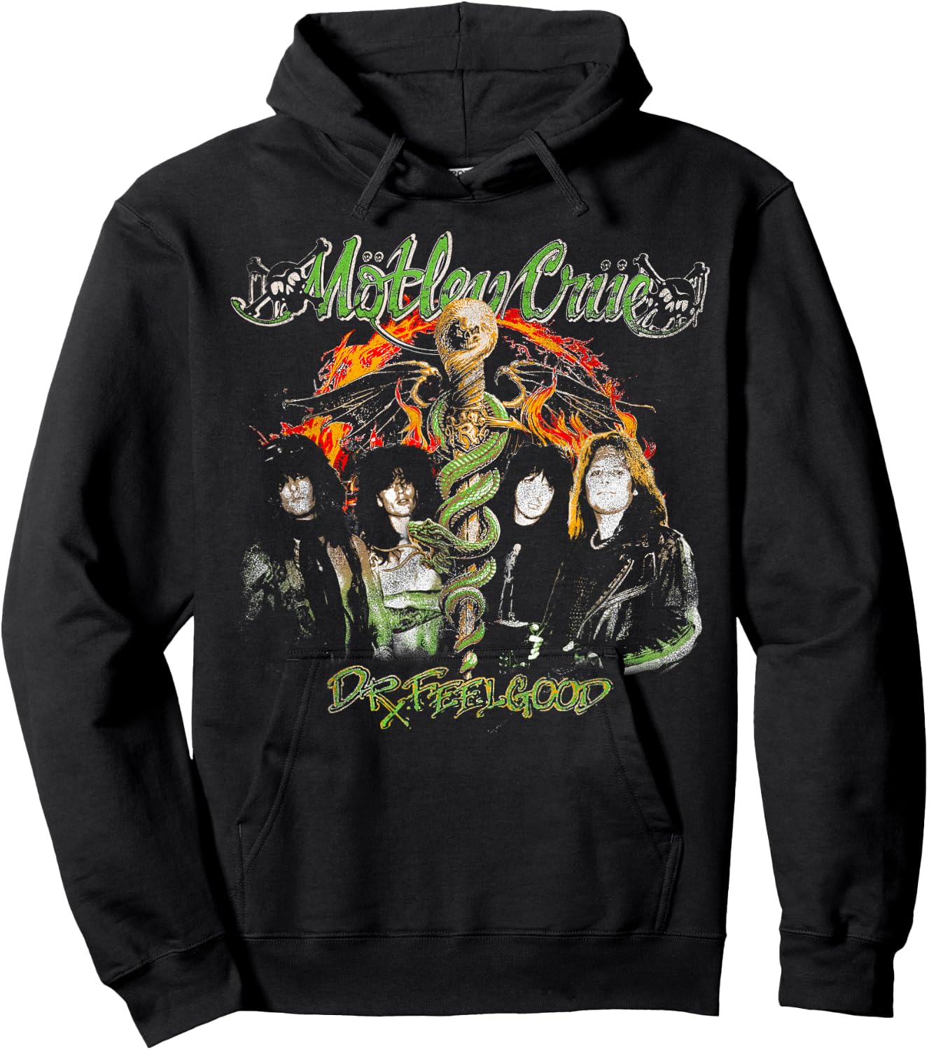 Mötley Crüe – Burning Dr. Hoodie - Hoodie | Black