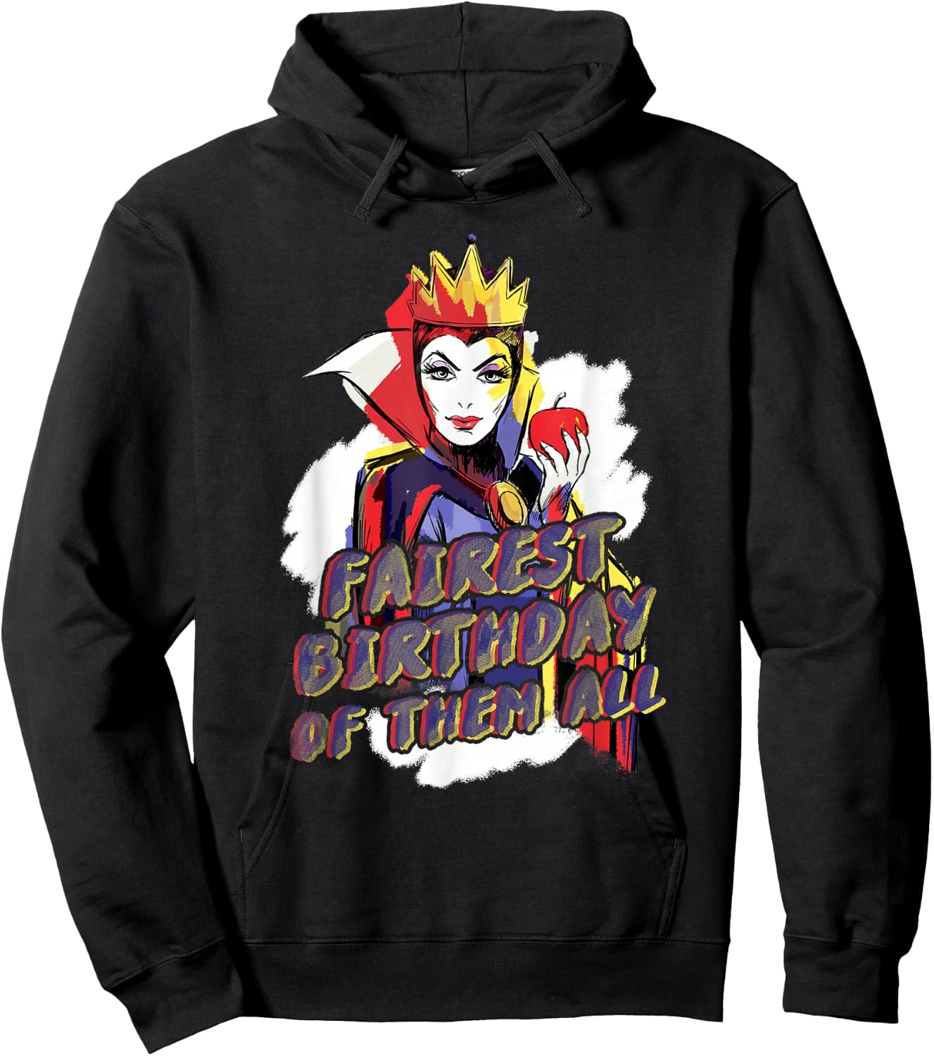 Disney Villains Evil Queen Fairest Birthday of Them All Hoodie - Hoodie | Black