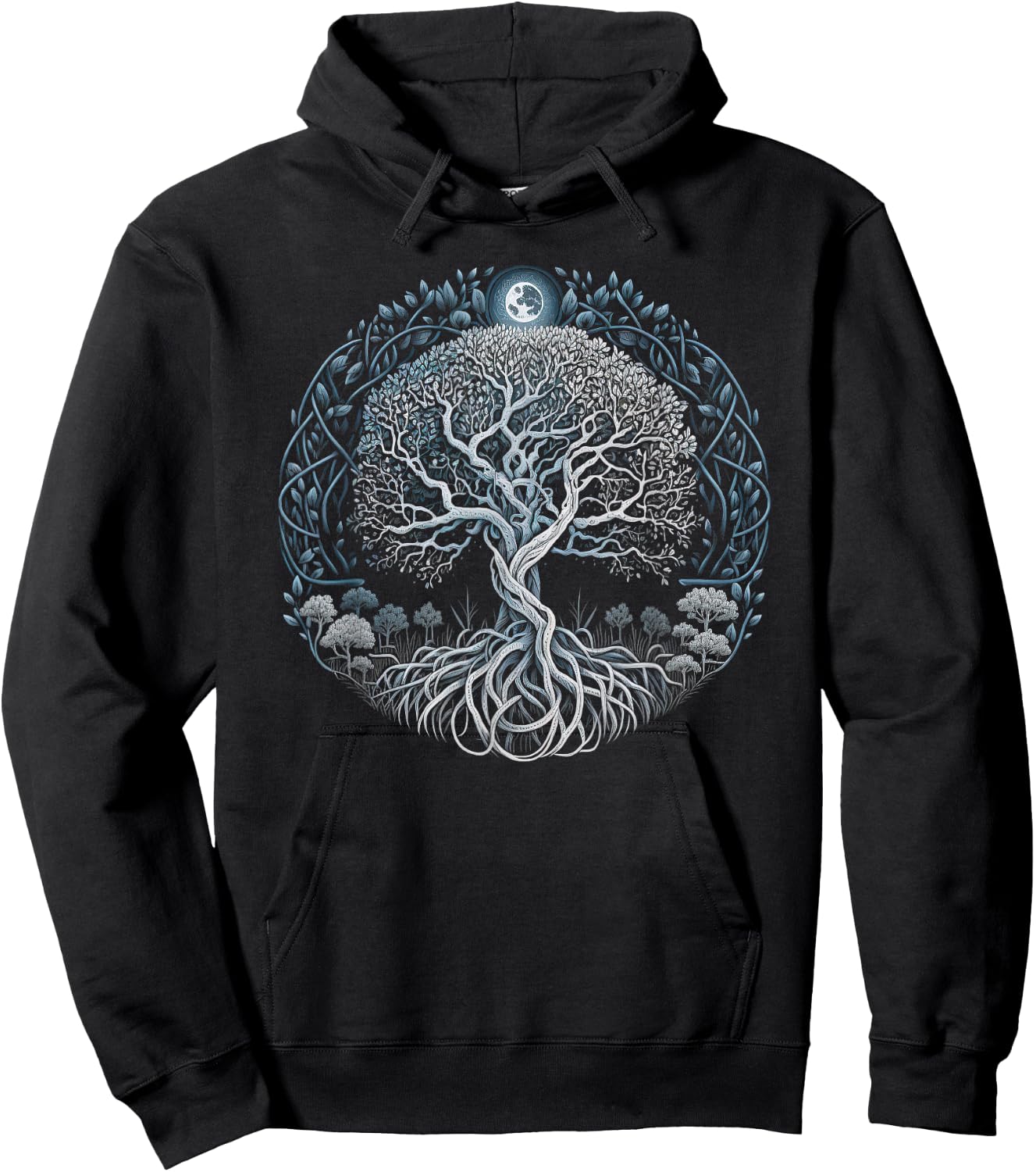 Tree of Life Yggdrasil Viking Midgard Thor Walhalla Hoodie - Hoodie | Black