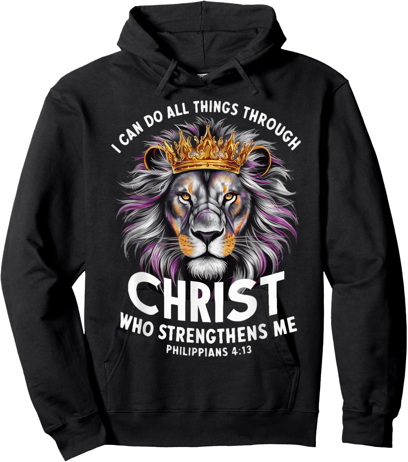 I Can Do All Things Through Christ Hoodie - Hoodie | Black