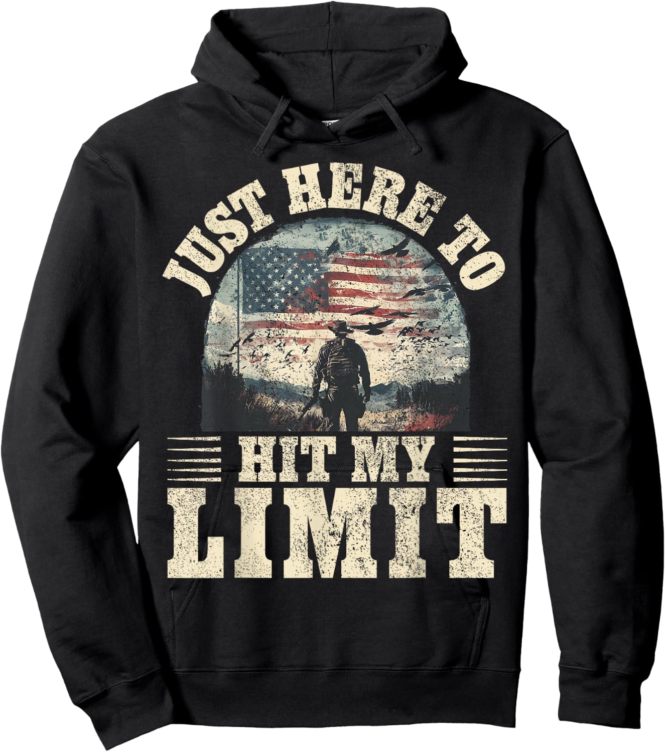 Dove Hunting - Here To Hit My Bag Limit Dove Hunter Hoodie - Hoodie | Black
