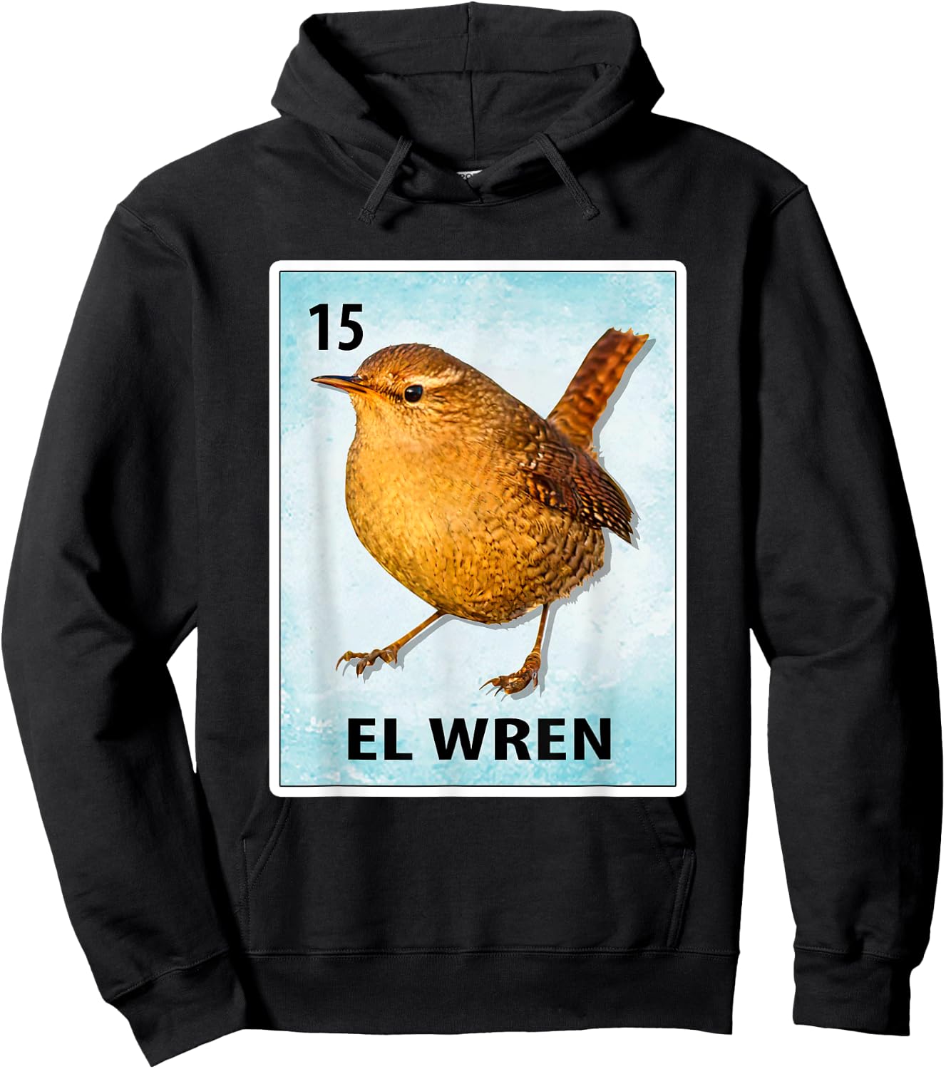 El Wren Mexican Wren Cards Hoodie - Hoodie | Black