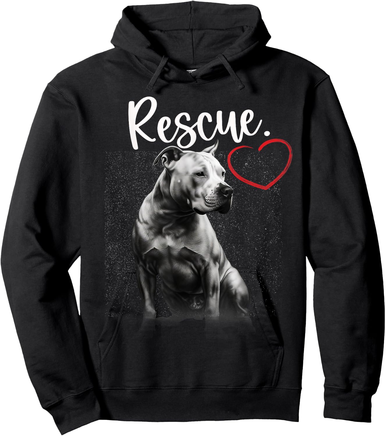 Pitbull Rescue Pittie Lover Pitbull Terrier Owner Hoodie - Hoodie | Black