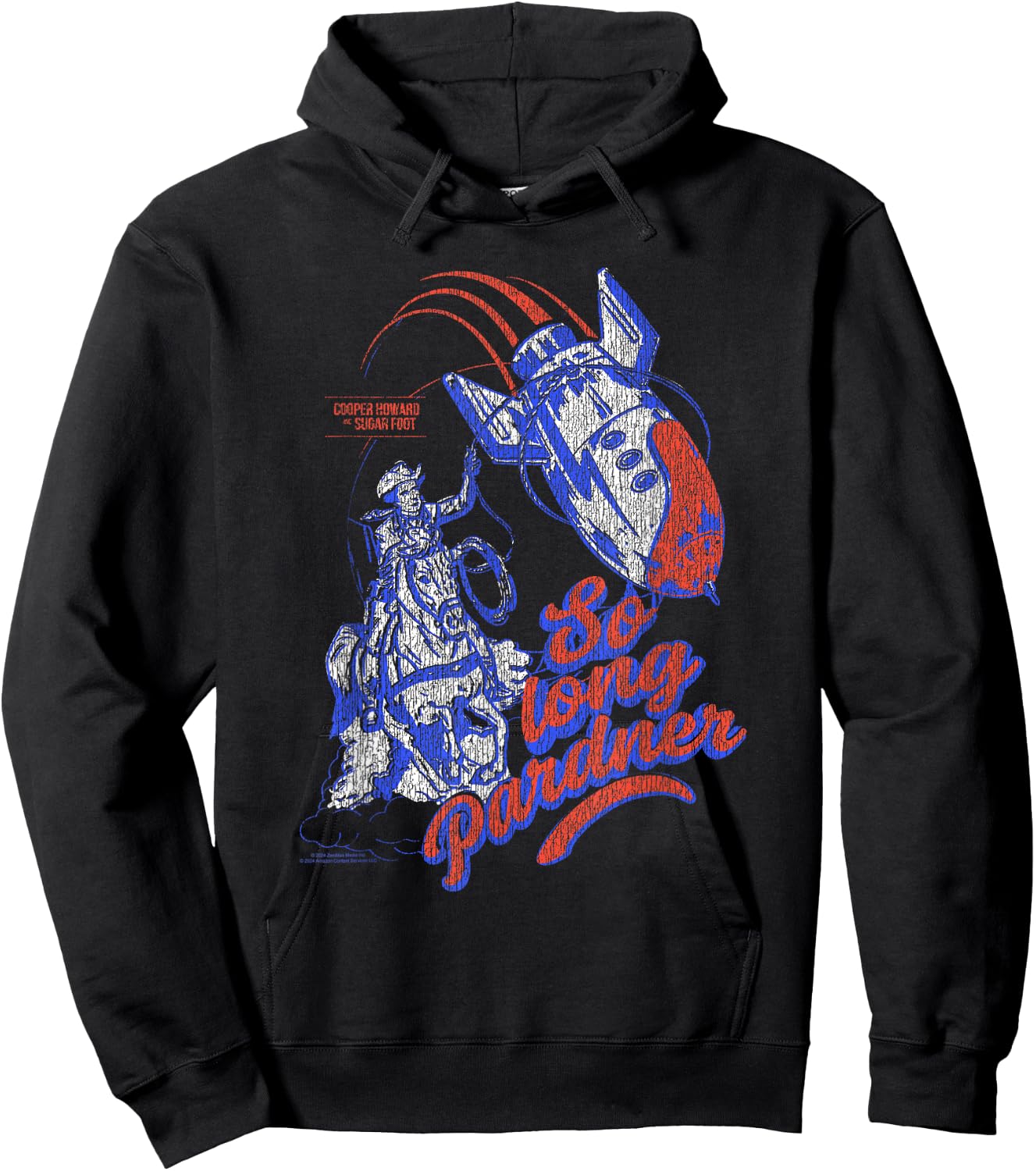 Fallout Retro So Long Pardner Wild Western Bomb TV Show Hoodie - Hoodie | Black