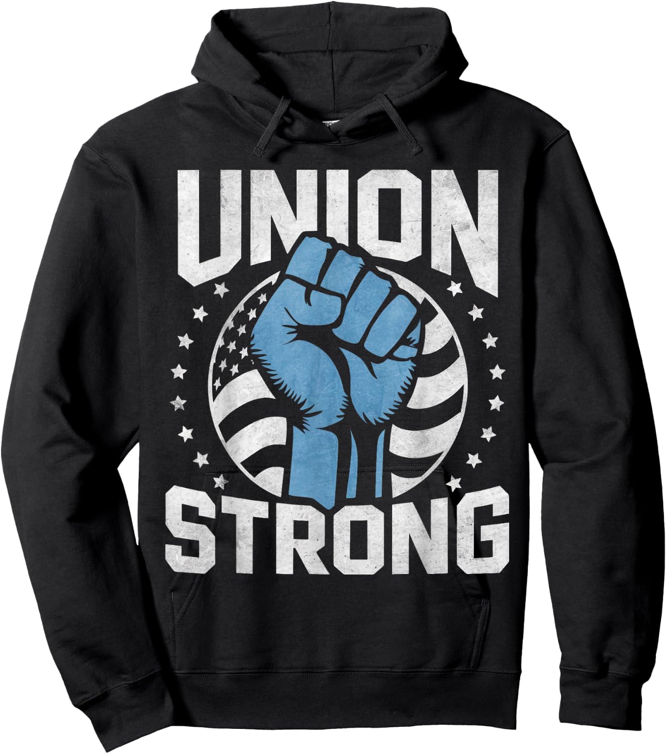 Union Strong For professional workers Labor Day Hoodie - Hoodie | Black