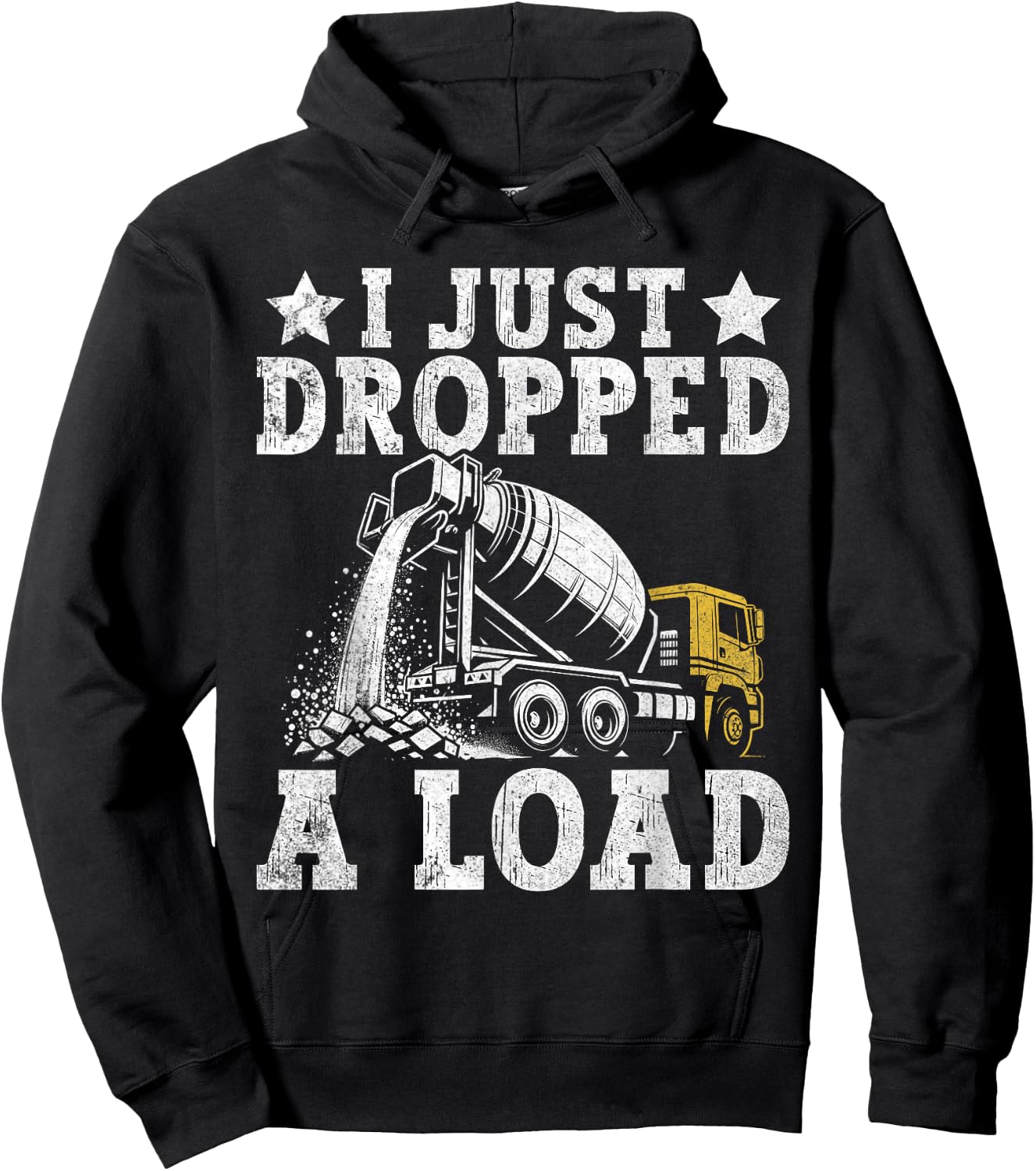 Concrete Cement Mixer Truck Driver Concrete Truck Driver Hoodie - Hoodie | Black