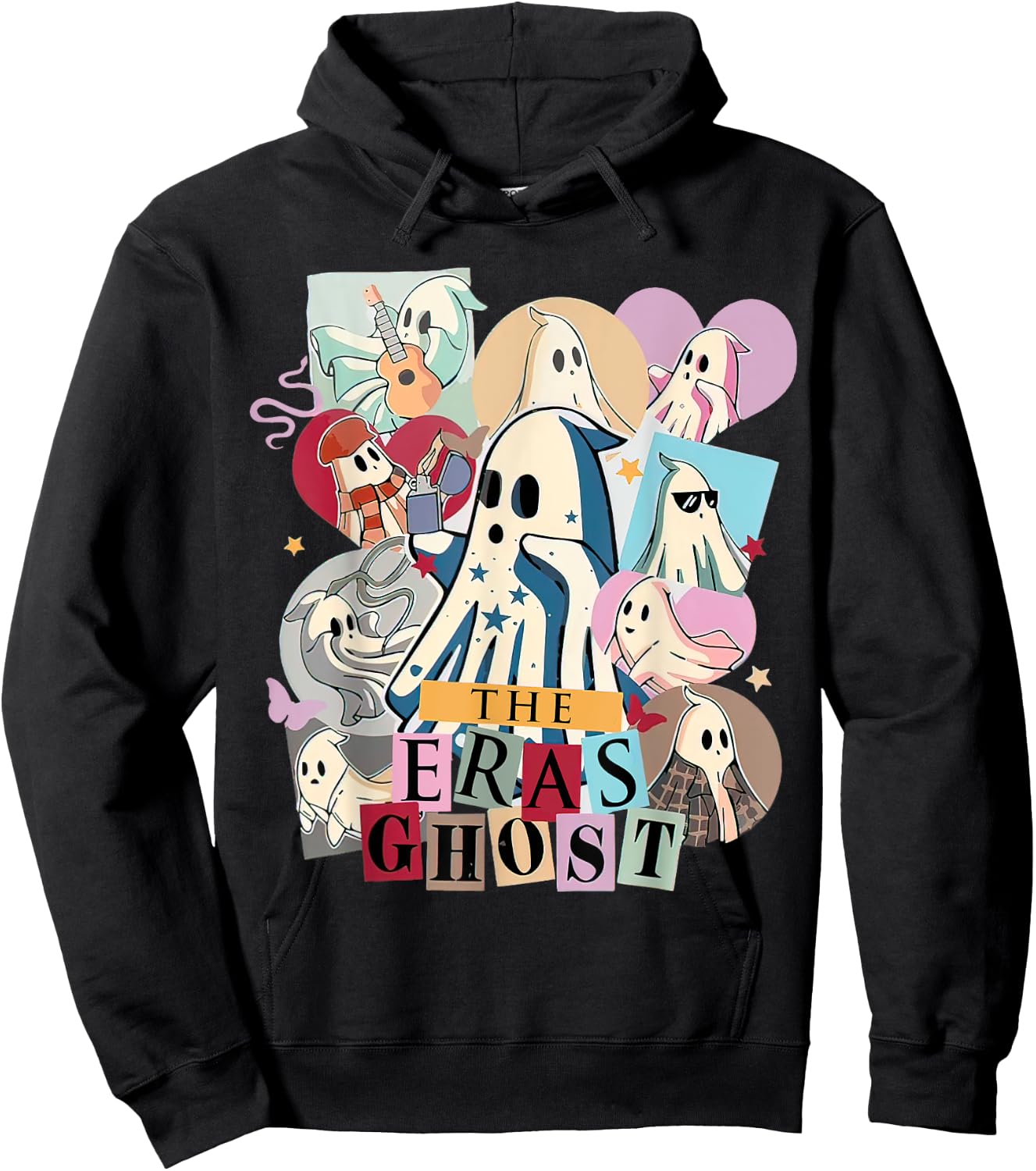 Halloween The Er@s Ghost Tour, Spooky Pumpkin Ghost Hoodie - Hoodie | Black