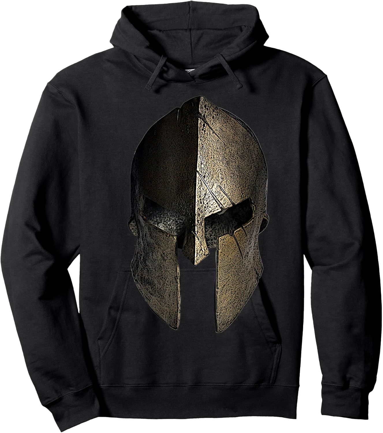 Vintage Spartan Helmet - Warrior Shirt Hoodie - Hoodie | Black