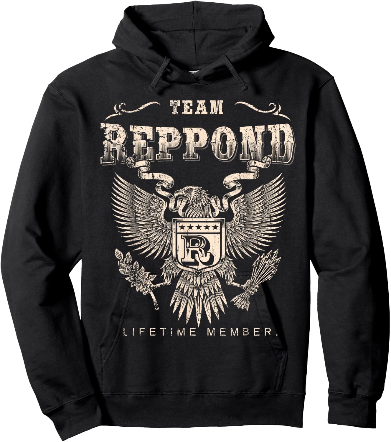 Team Reppond Lifetime Member - Reppond Name Hoodie - Hoodie | Black